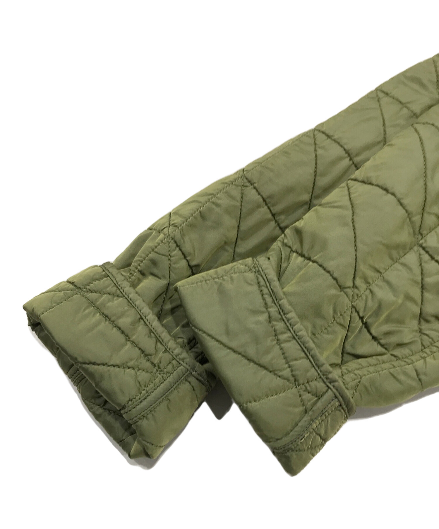 STONE  ストーンアイランド ブルゾン S カーキ 【古着】【中古】【送料無料】 中古・古着通販】STONE ISLAND (ストーンアイランド) キルティング