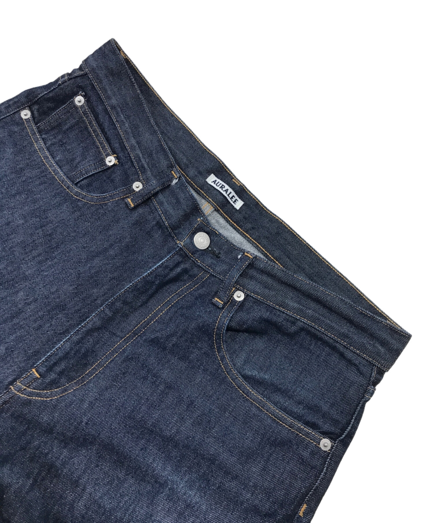 AURALEE ストレートデニム サイズ1 中古・古着通販】AURALEE (オーラリー) HARD TWIST DENIM 5P PANTS
