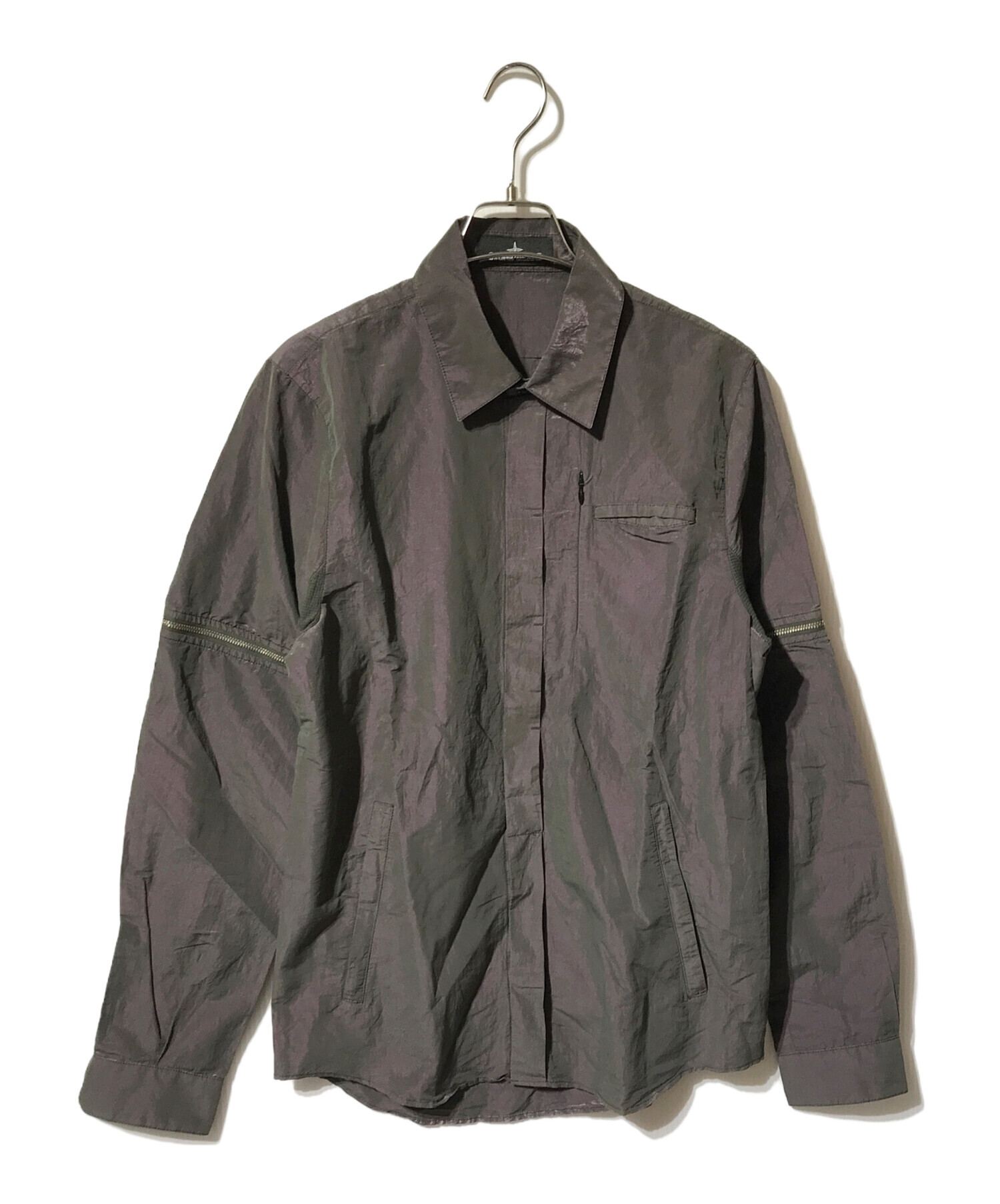 中古・古着通販】STONE ISLAND (ストーンアイランド) 2WAY比翼シャツ 