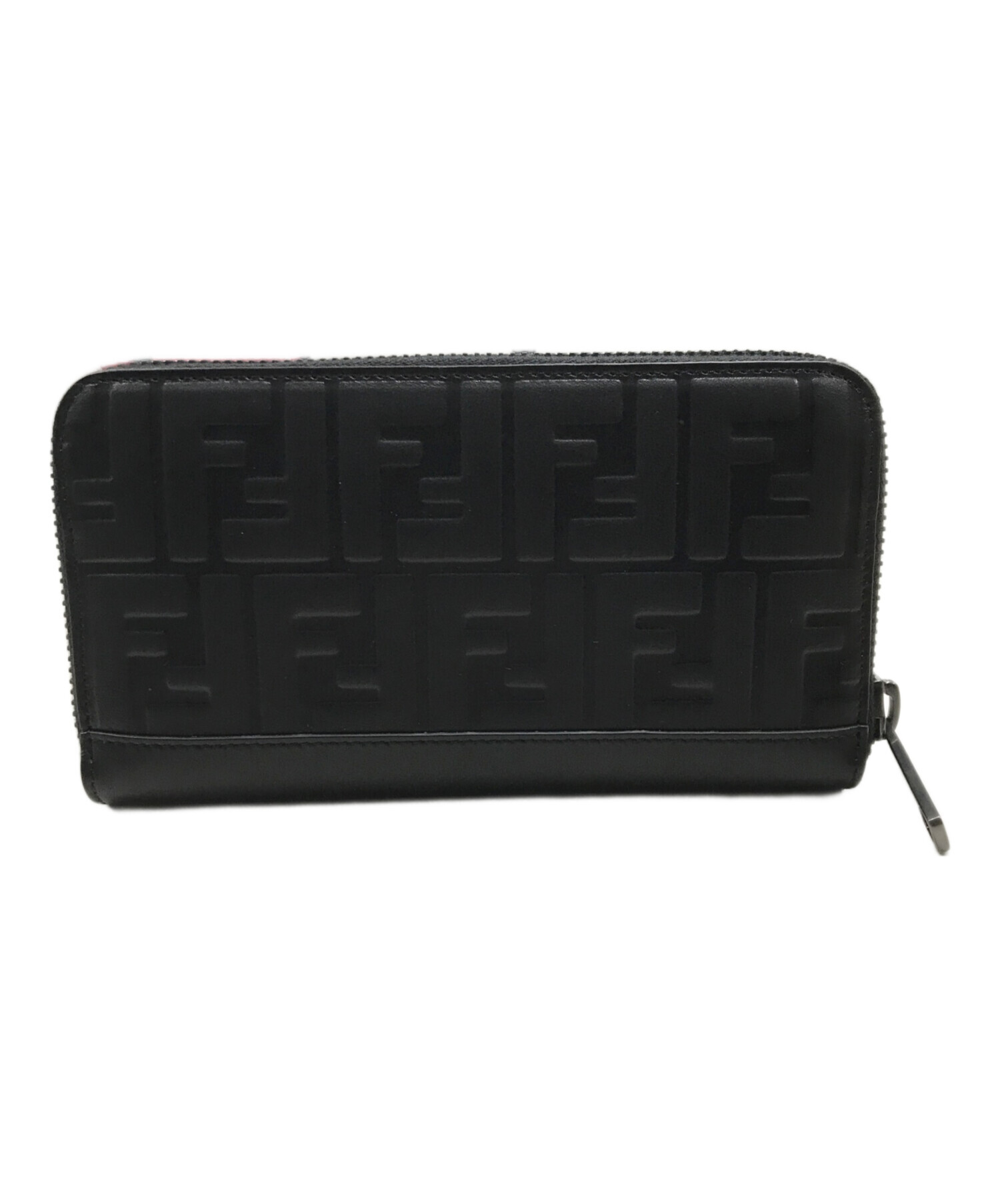 中古・古着通販】FENDI (フェンディ) エンボスロゴラウンドファスナー 