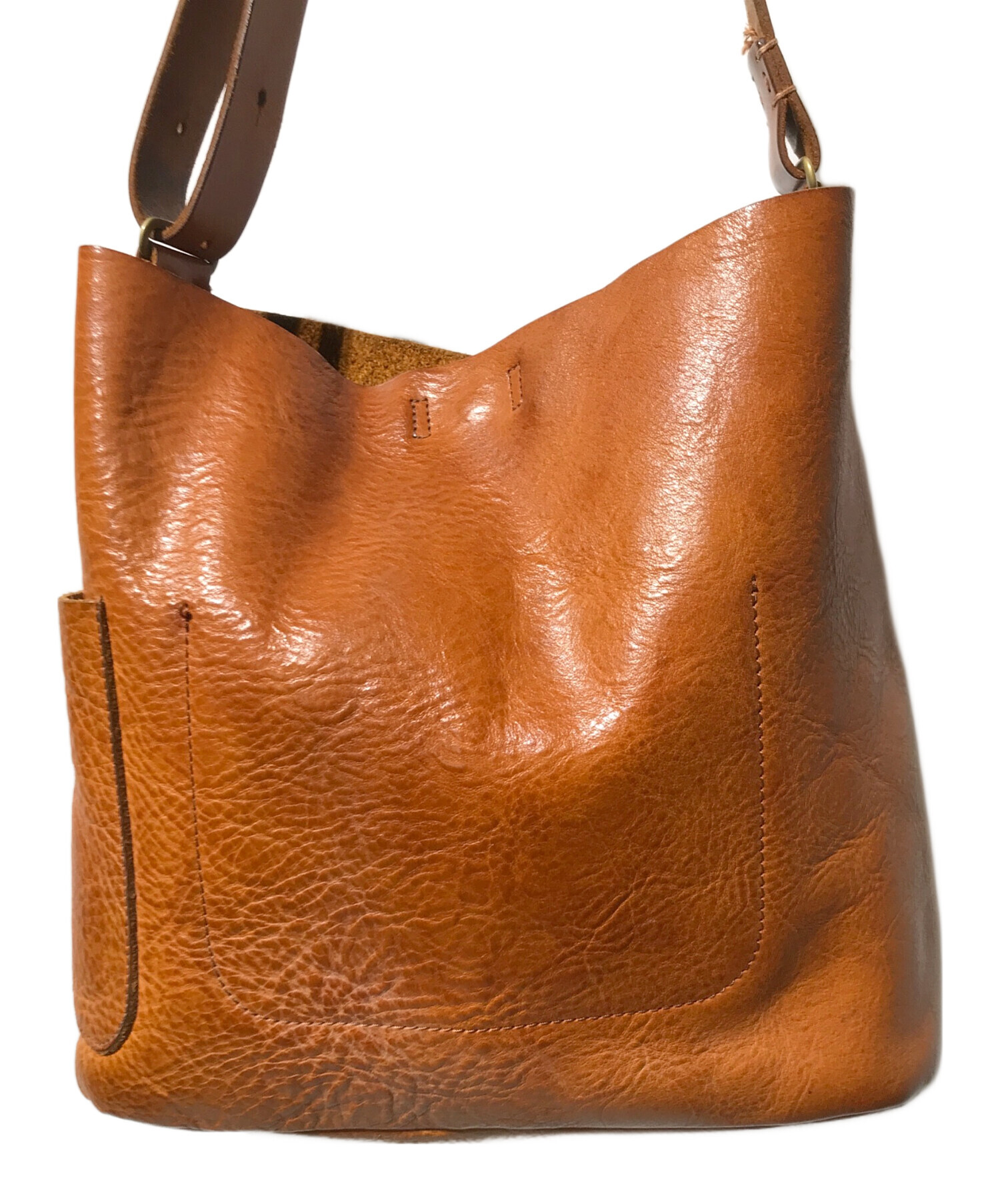 中古・古着通販】SLOW (スロウ) BEAMS (ビームス) レザートートバッグ