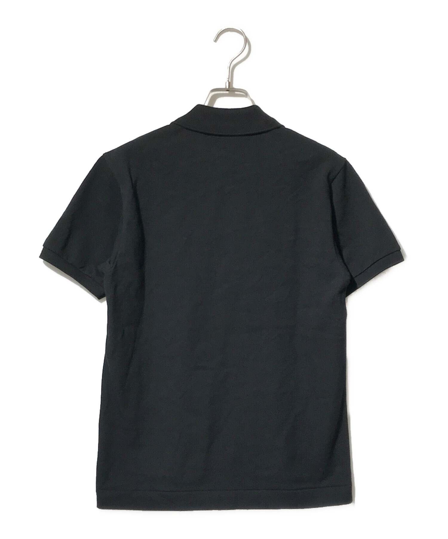 中古・古着通販】LACOSTE (ラコステ) ポロシャツ ブラック サイズ:34