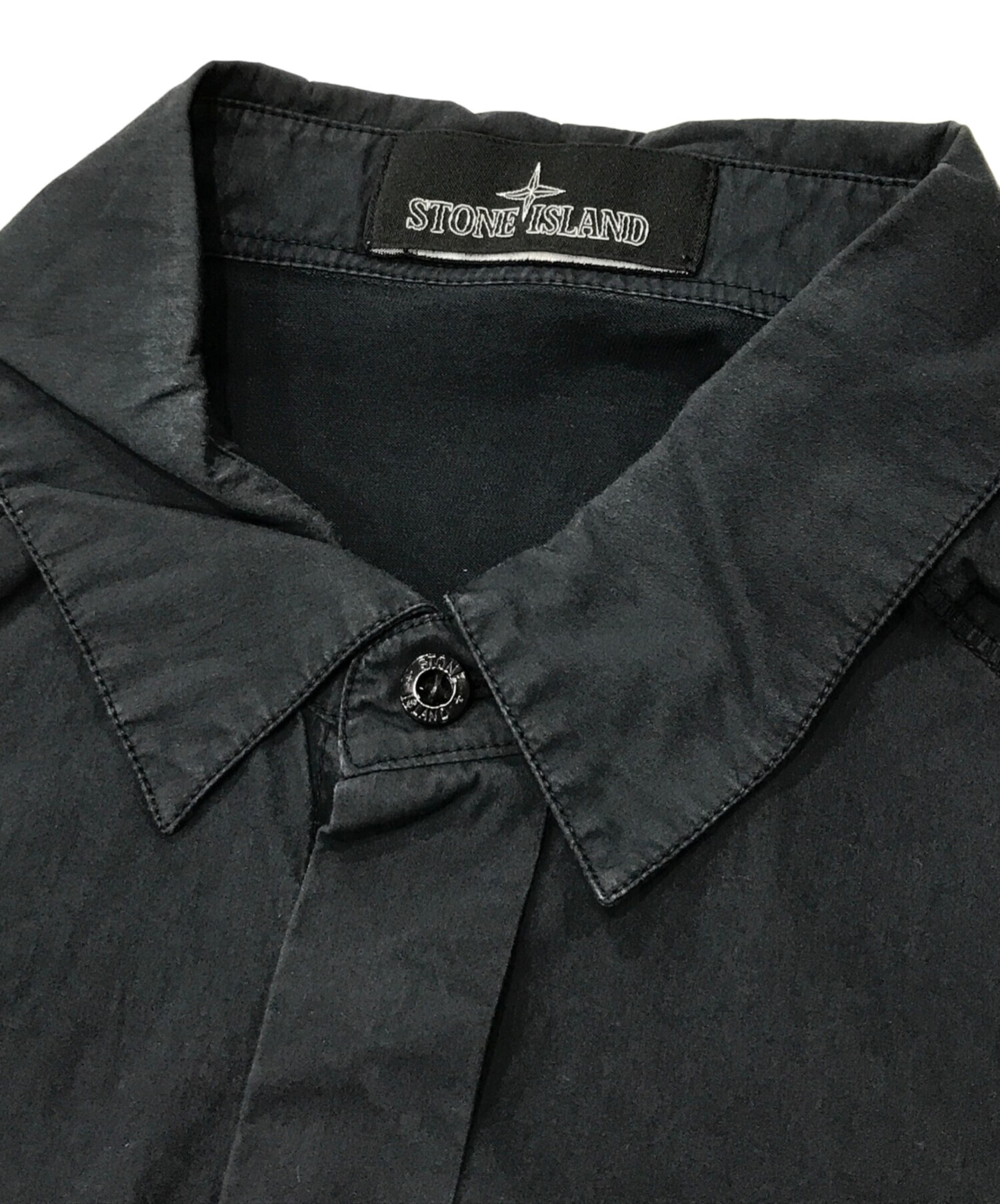 中古・古着通販】STONE ISLAND (ストーンアイランド) 異素材切替比翼