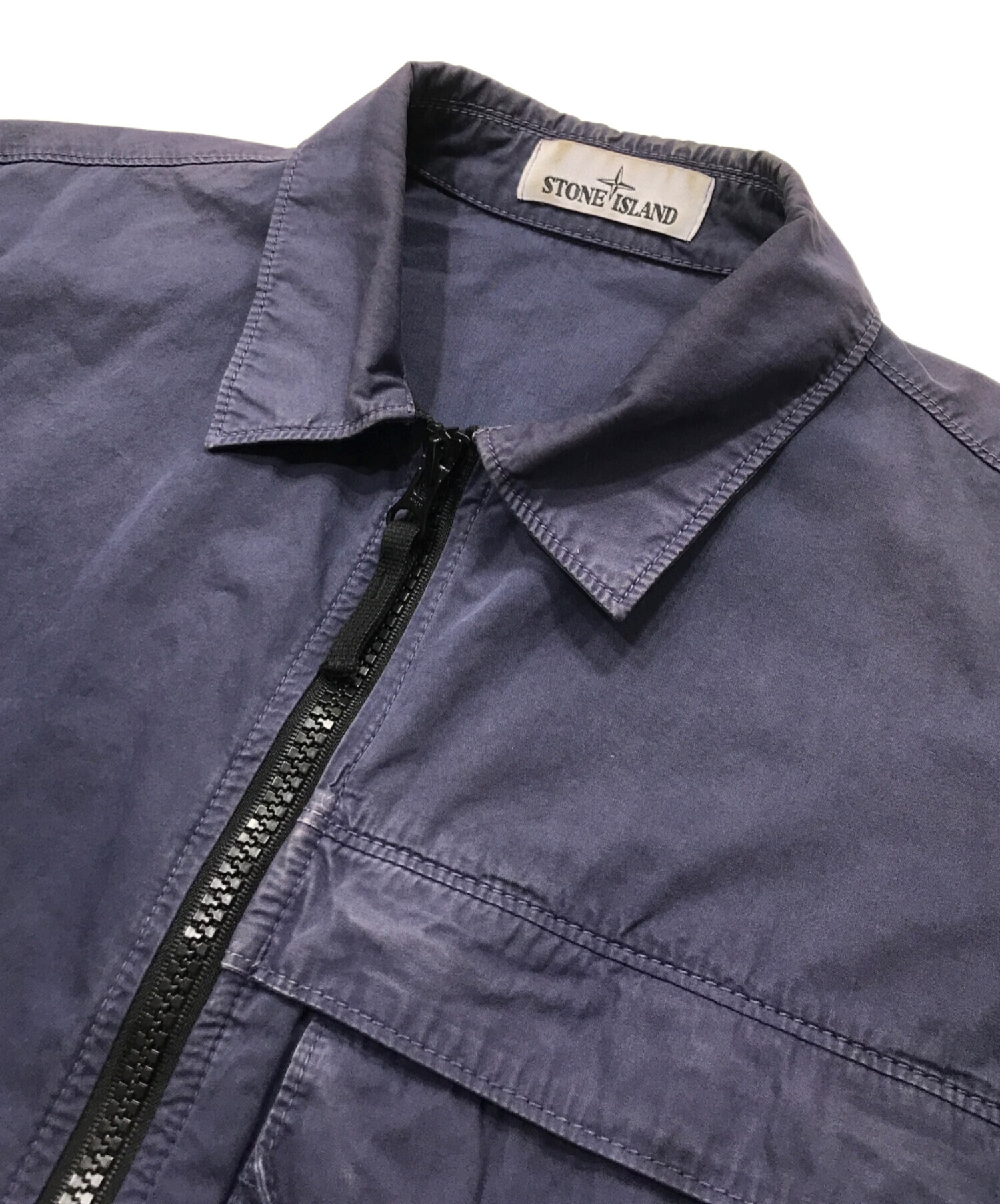 中古・古着通販】STONE ISLAND (ストーンアイランド) garment-dyed zip