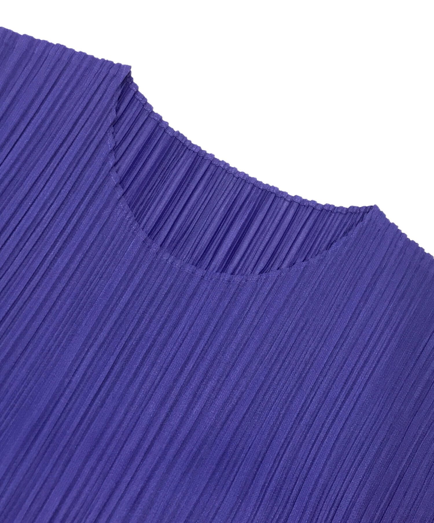 プリーツプリーズ ロングワンピース マキシ丈 長袖 パープル 3サイズ 中古・古着通販】PLEATS PLEASE (プリーツプリーズ) プリーツ