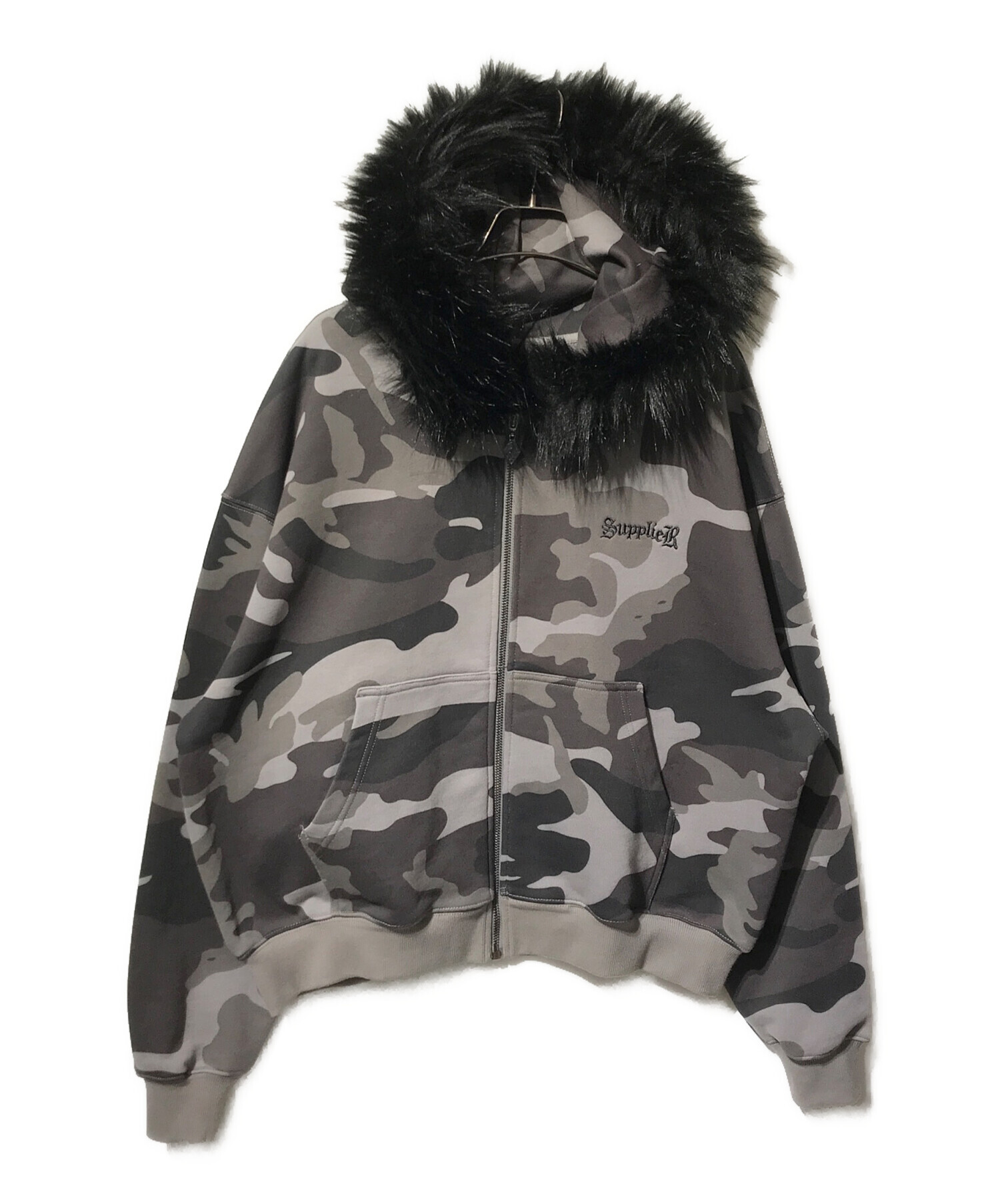 supplier ファーパーカー　迷彩 SUPPLIER（サプライヤー）の「SUPPLIER/サプライヤー Faux Fur Cross