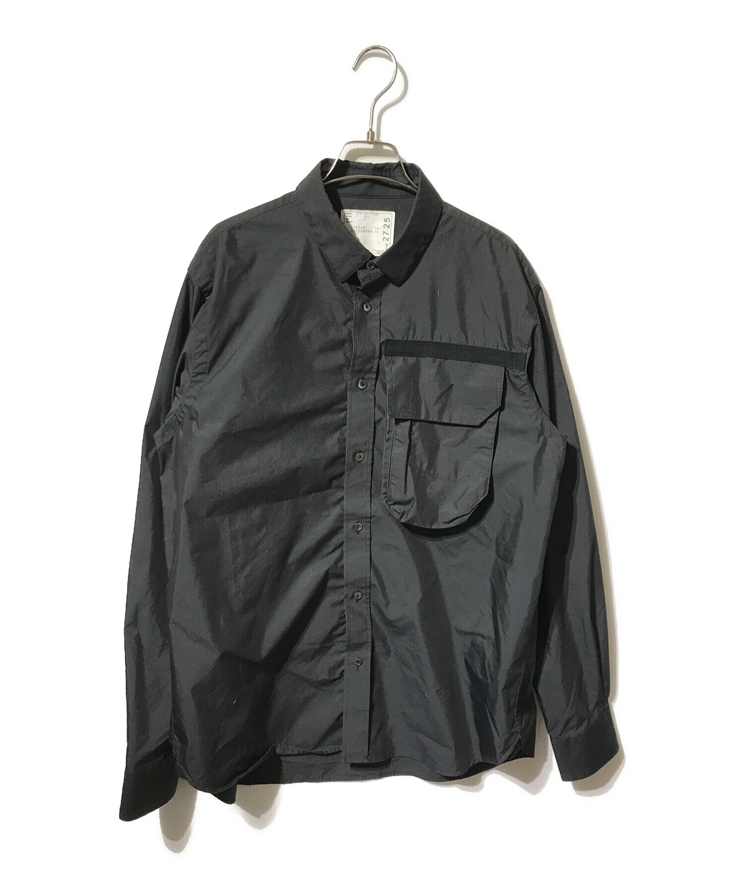 中古・古着通販】sacai (サカイ) コットンウェザーシャツ/ポケット