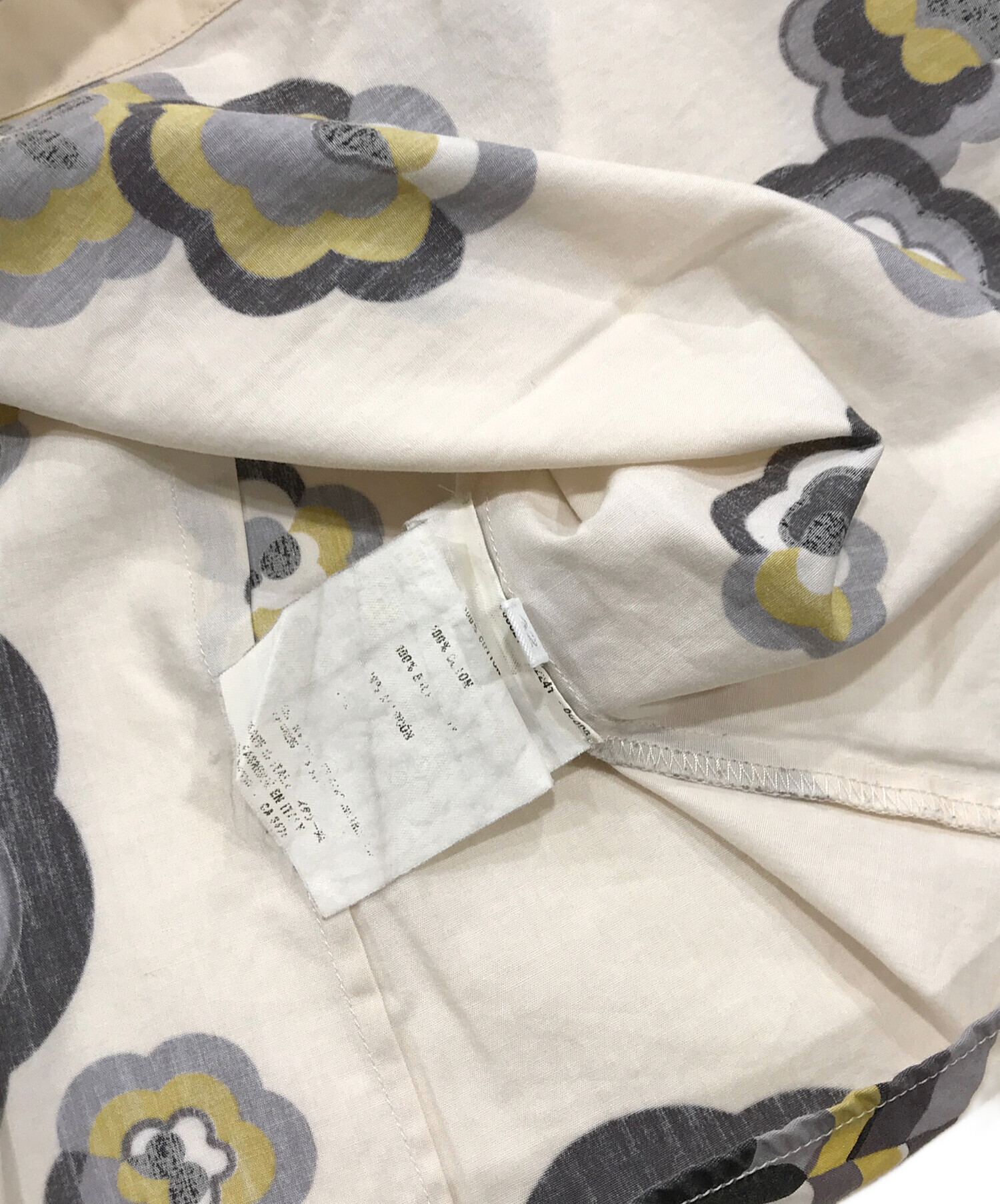 中古・古着通販】MIU MIU (ミュウミュウ) フローラルハーフスリーブ 