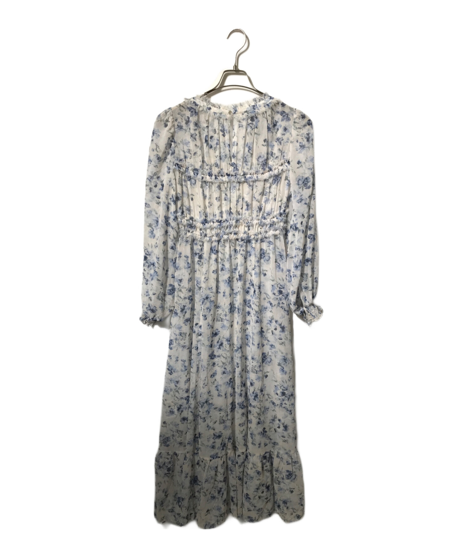 中古・古着通販】COCODEAL (ココディール) 花柄レース長袖ワンピース