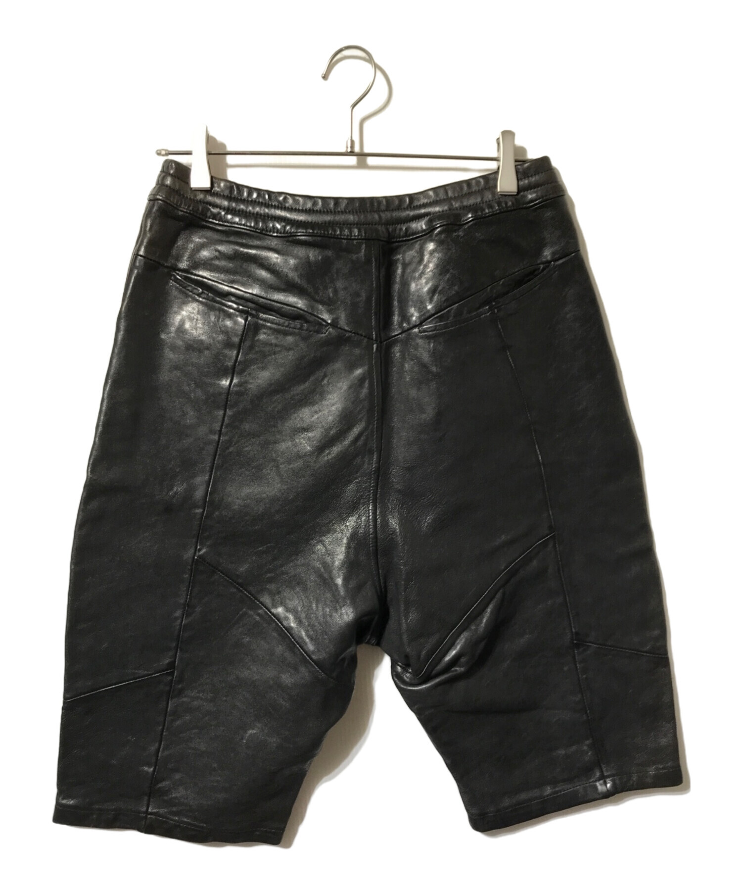 中古・古着通販】glamb (グラム) レザーショーツ/レザーハーフパンツ