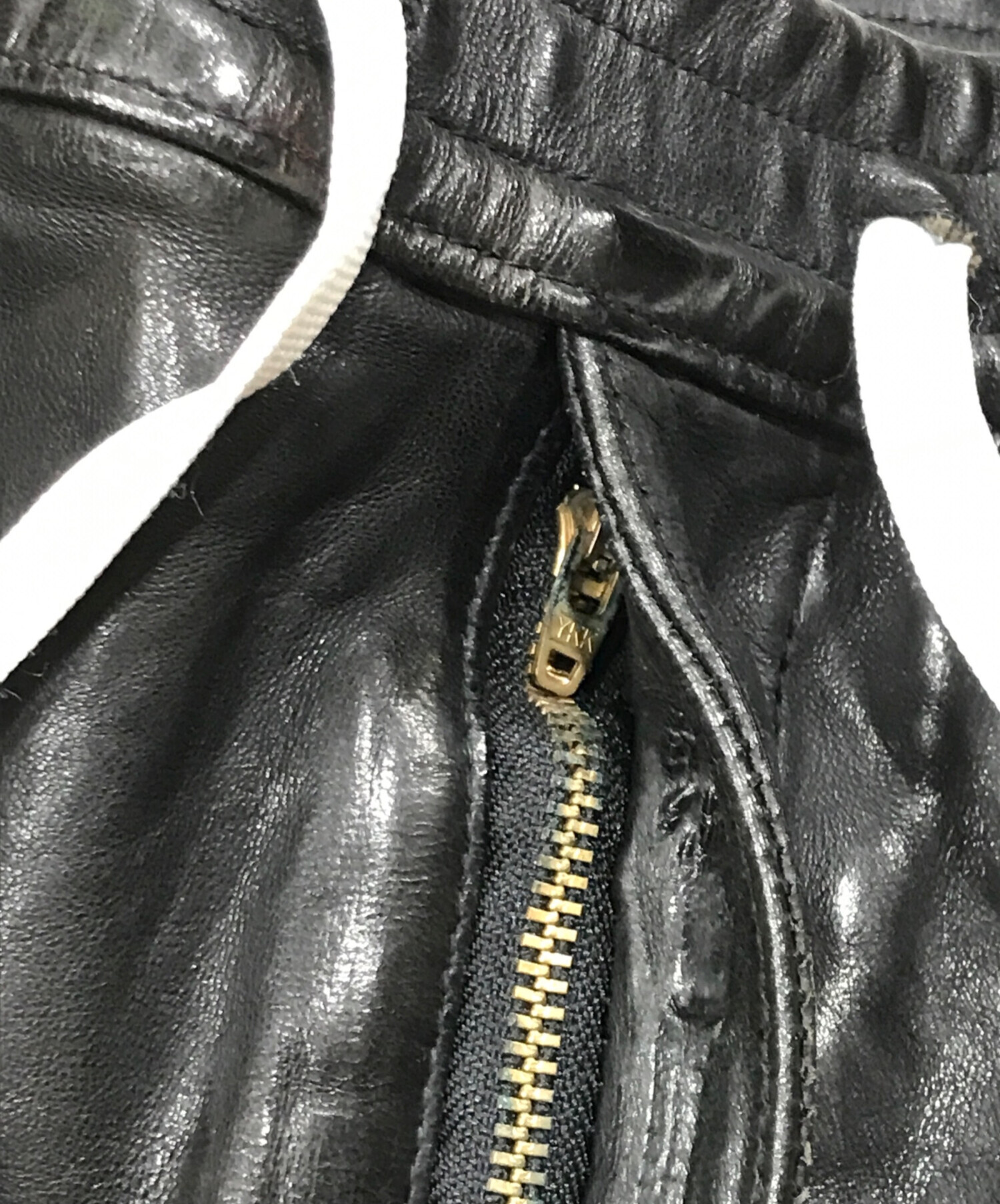 中古・古着通販】glamb (グラム) レザーショーツ/レザーハーフパンツ