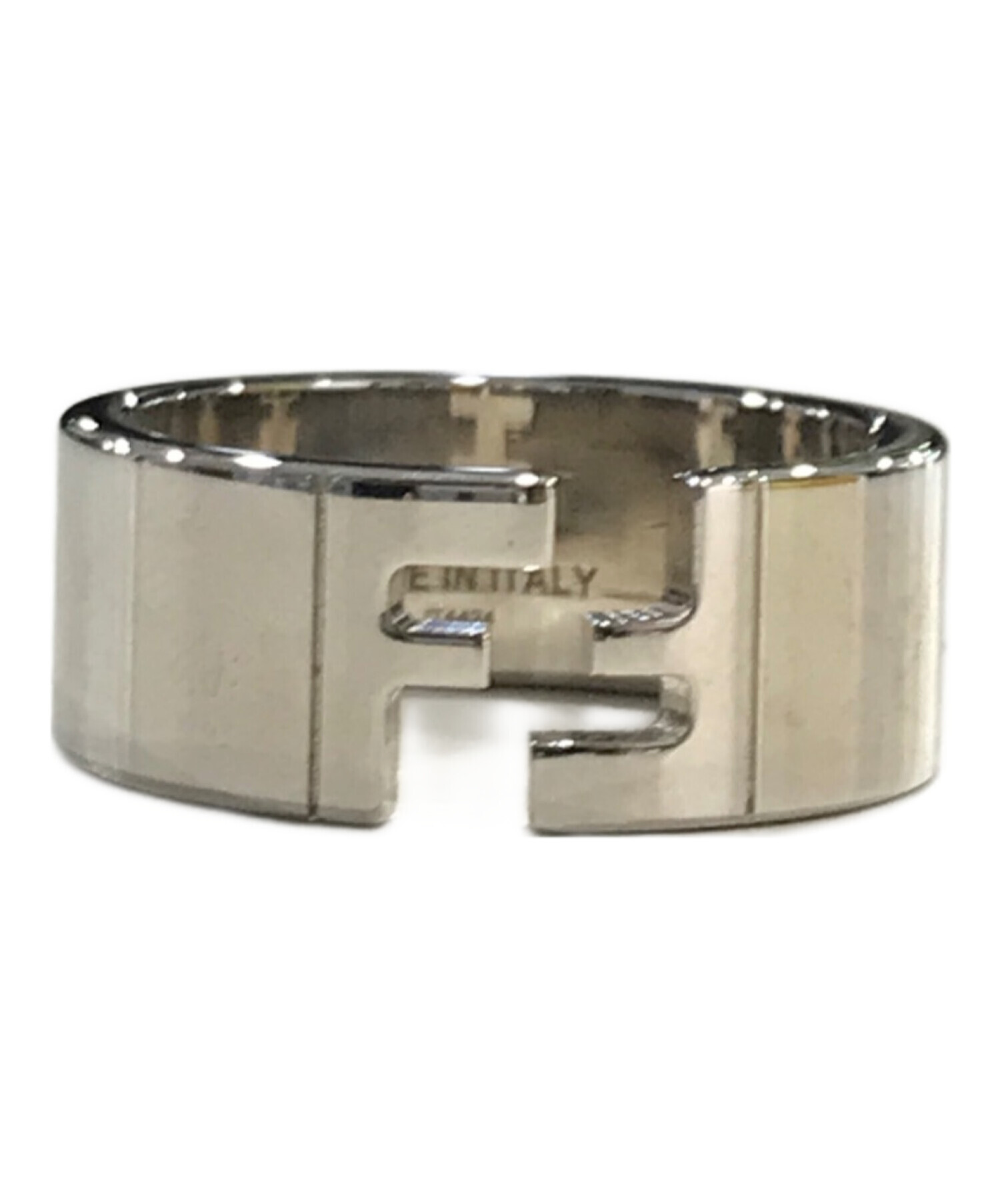 中古・古着通販】FENDI (フェンディ) FFリング シルバー サイズ:M