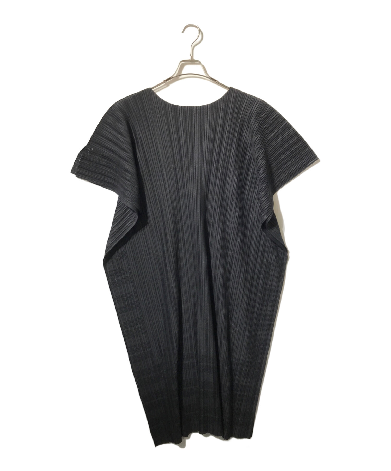 美品近年モデルPLEATS PLEASE アコーディオン　ノースリーブ　ブラック Pleats Please Issey Miyake ノースリーブ プリーツドレス | ブラック