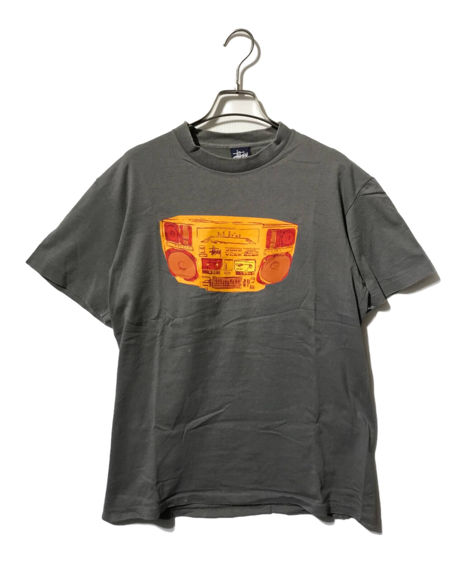 中古・古着通販】stussy (ステューシー) ラジカセプリントTシャツ