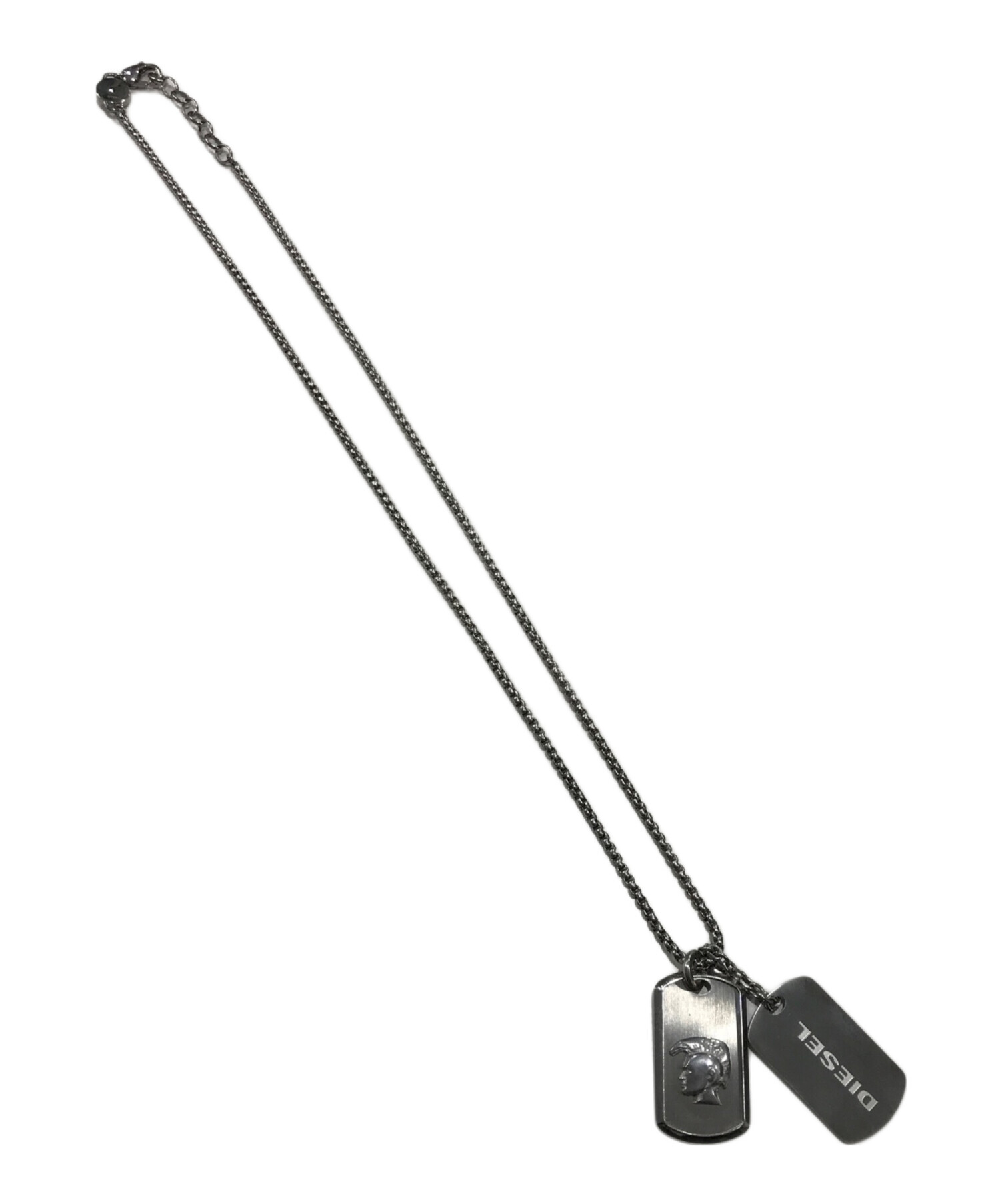 中古・古着通販】DIESEL (ディーゼル) ドッグタグ/ネックレス シルバー