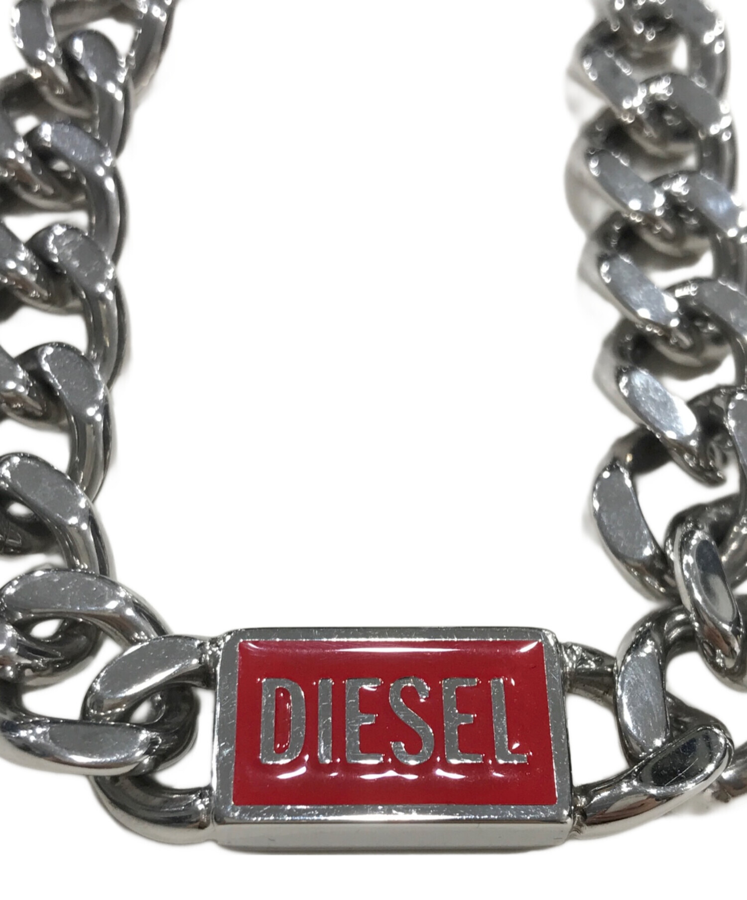 DIESEL シルバーブレスレット 専用ボックス付き 値下げ中‼️ 中古・古着通販】DIESEL (ディーゼル) ブレスレット シルバー