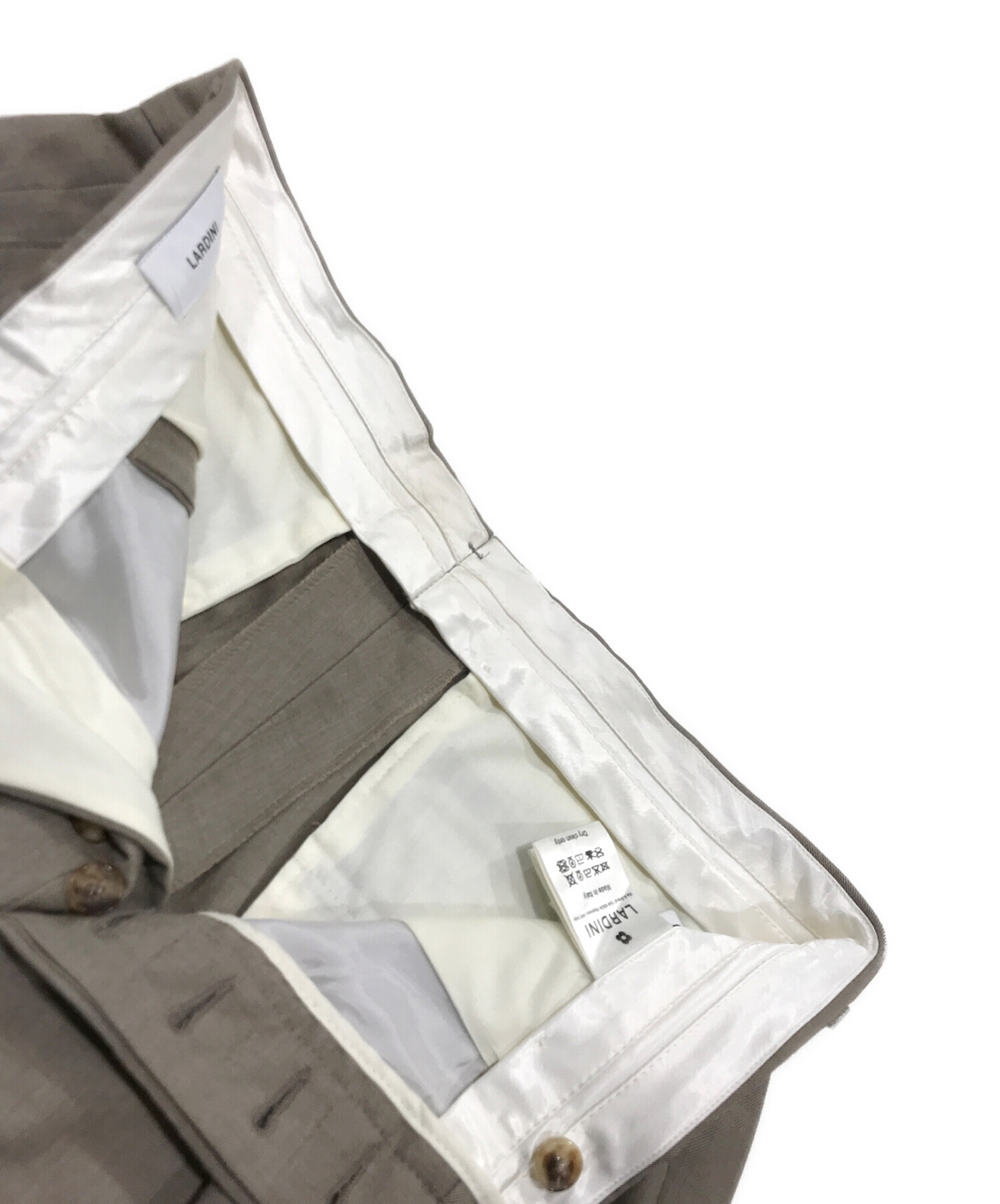 中古・古着通販】LARDINI (ラルディーニ) スラックス ベージュ サイズ 