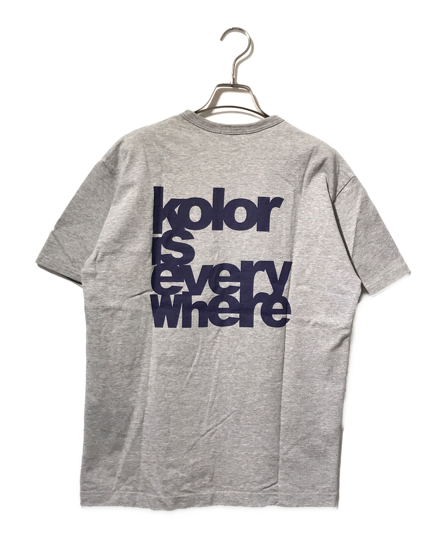 中古・古着通販】KOLOR (カラー) Tシャツ グレー サイズ:1｜ブランド