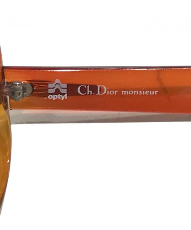 MISS DIOR サングラス オレンジフレーム 中古・古着通販】Christian Dior MONSIEUR (クリスチャンディオール