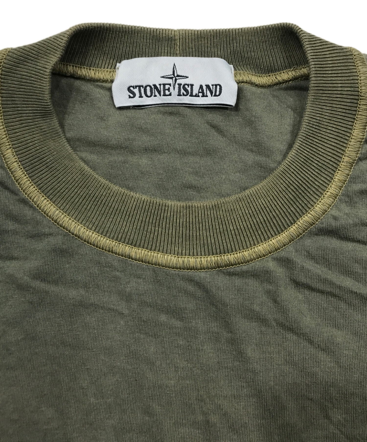 中古・古着通販】STONE ISLAND (ストーンアイランド) フロントロゴ半袖 