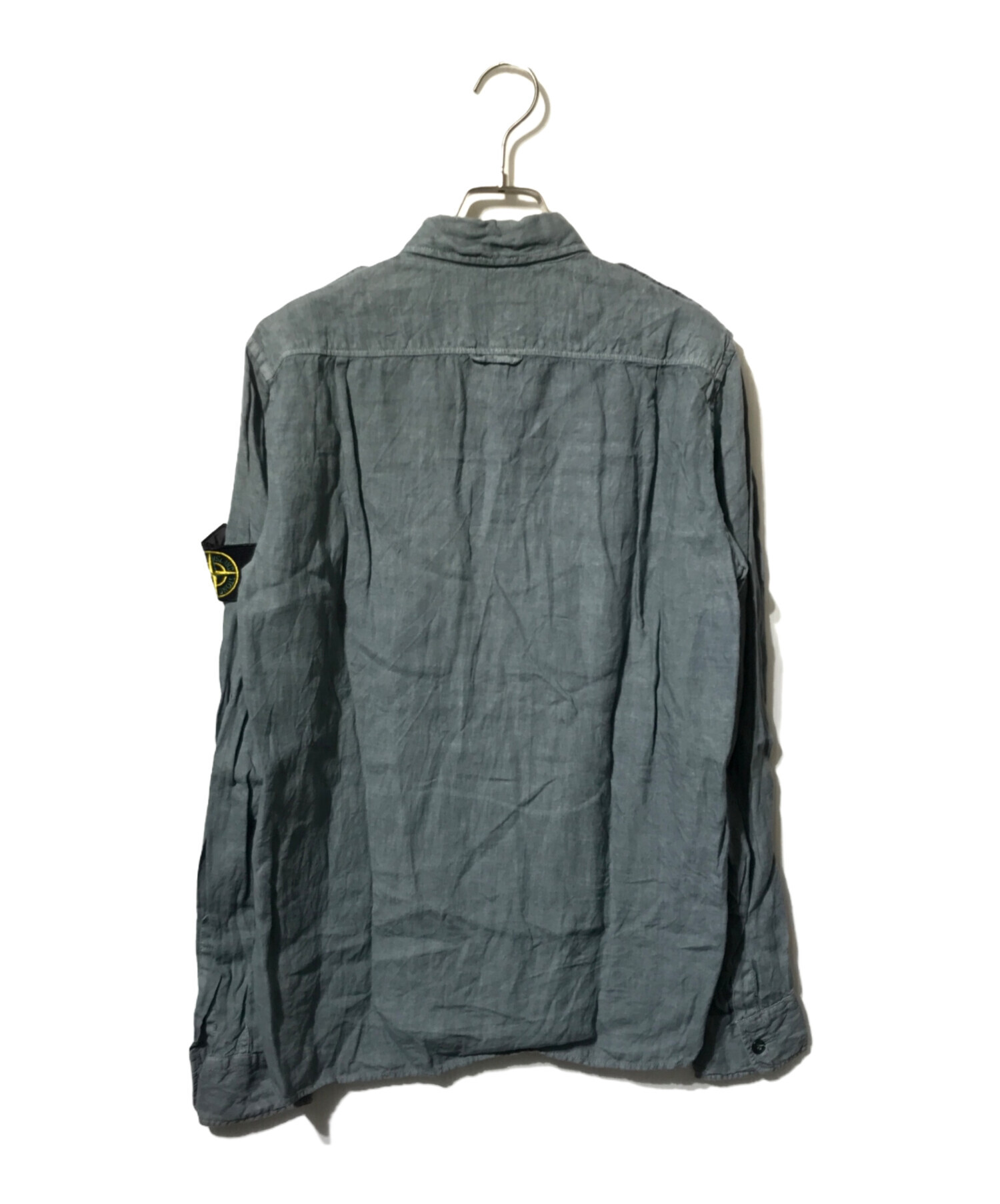 中古・古着通販】STONE ISLAND (ストーンアイランド) リネンシャツ 