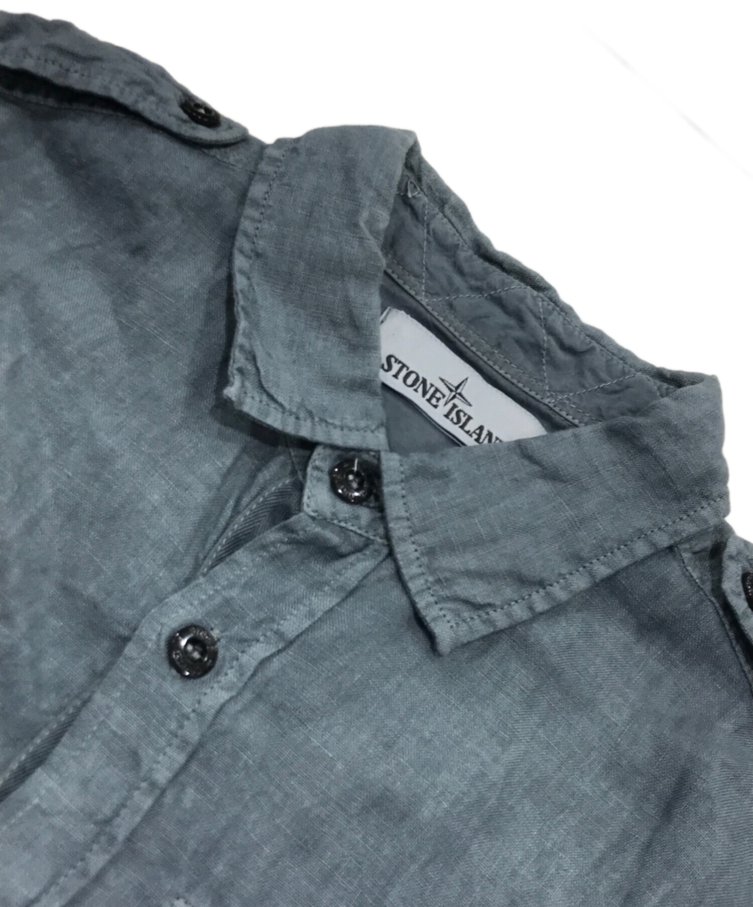 中古・古着通販】STONE ISLAND (ストーンアイランド) リネンシャツ