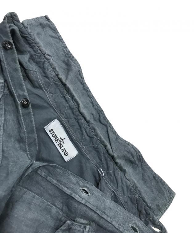 中古・古着通販】STONE ISLAND (ストーンアイランド) リネンシャツ