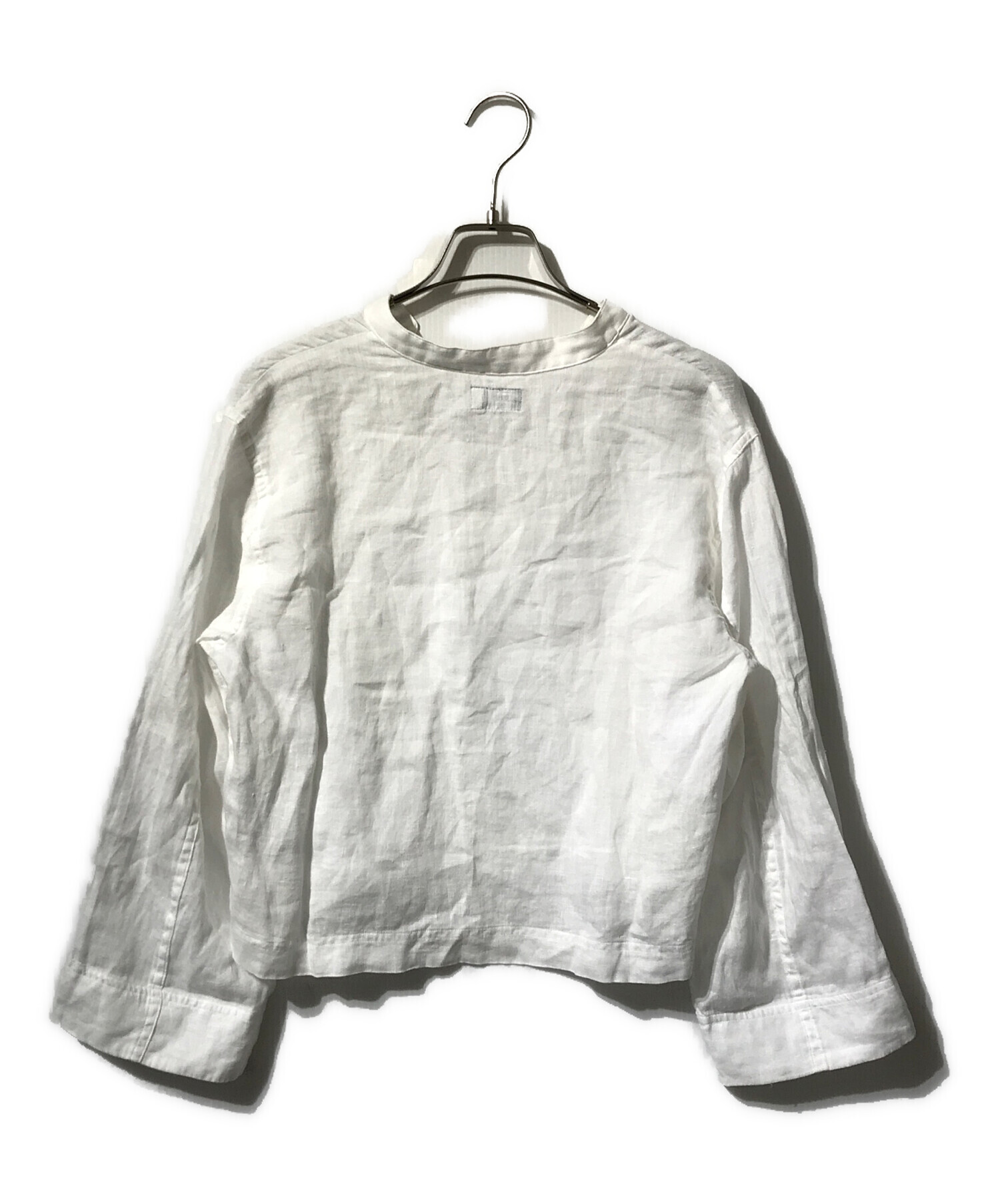 ✨美品✨ラルフローレン ポロバイラルフローレンリネン スキッパーブラウス 中古・古着通販】POLO RALPH LAUREN (ポロ・ラルフローレン) リネン