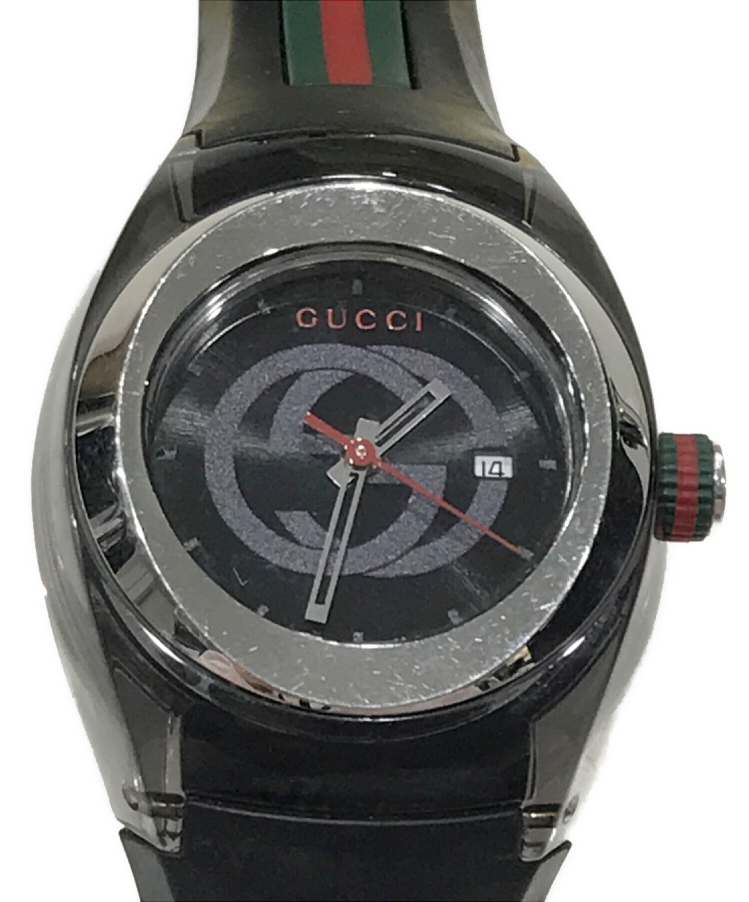 10.中古 グッチ GUCCI 時計 中古・古着通販】GUCCI (グッチ) リストウォッチ ブラック｜ブランド