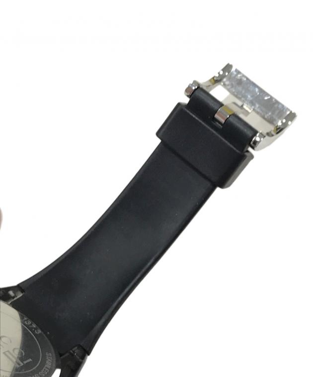★未使用品★GUCCI グッチ 987G クォーツリストウォッチ 中古・古着通販】GUCCI (グッチ) リストウォッチ ブラック｜ブランド