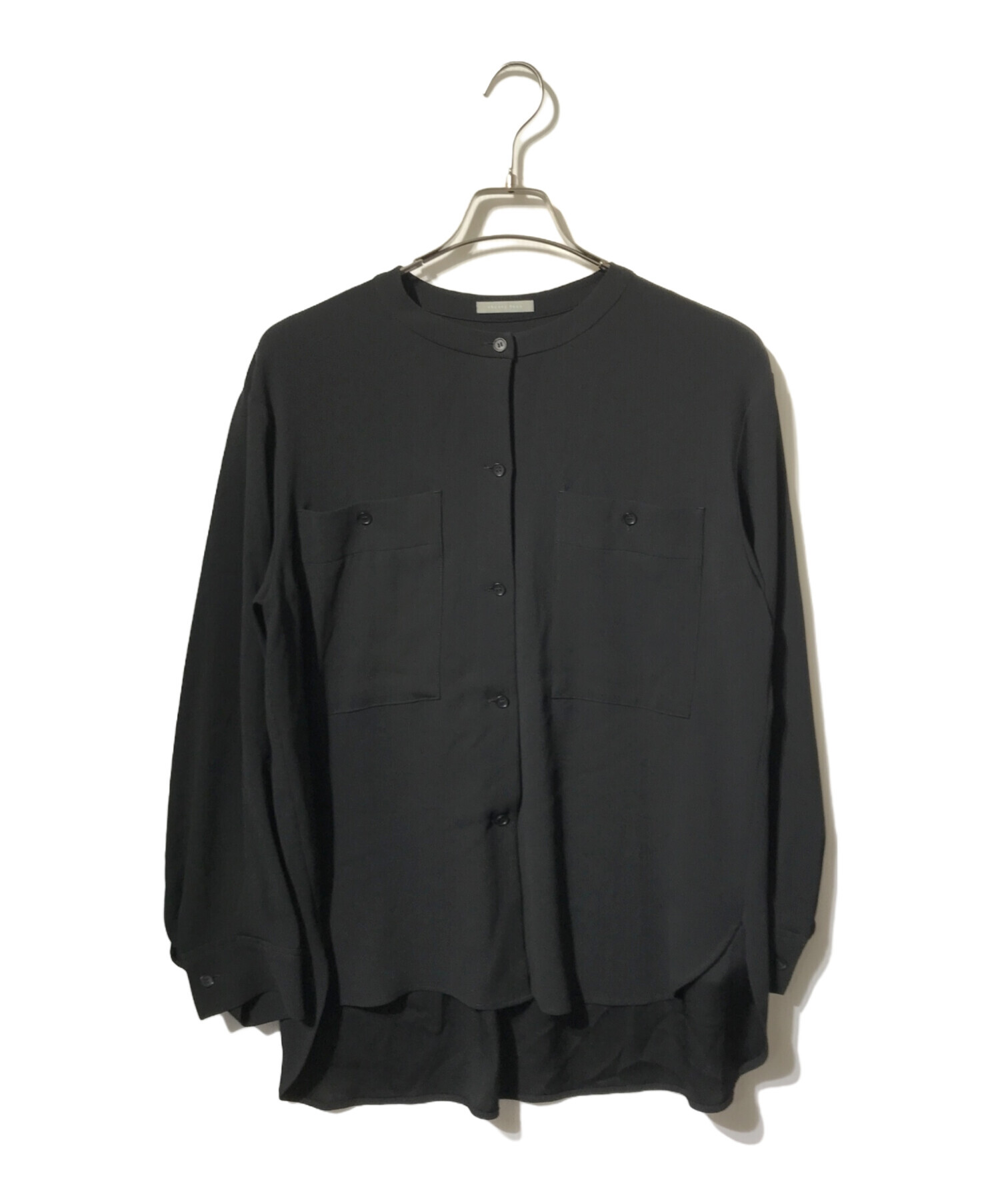 theory luxe FLOW/PUMIノーカラーシャツ長袖シャツ 中古・古着通販】theory luxe (セオリーリュクス) FLOW/PUMI/ノー