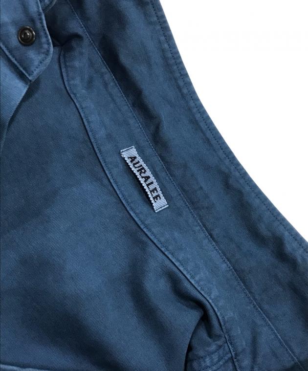 中古・古着通販】AURALEE (オーラリー) ウエスタンシャツ ブルー