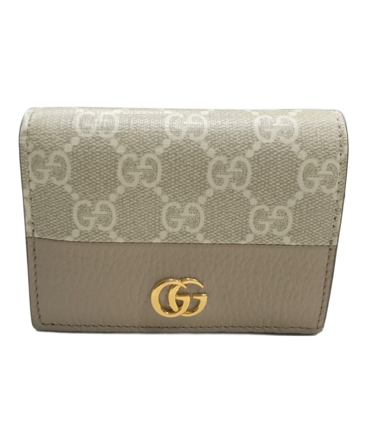 中古・古着通販】GUCCI (グッチ) ダブルGカードケースウォレット 