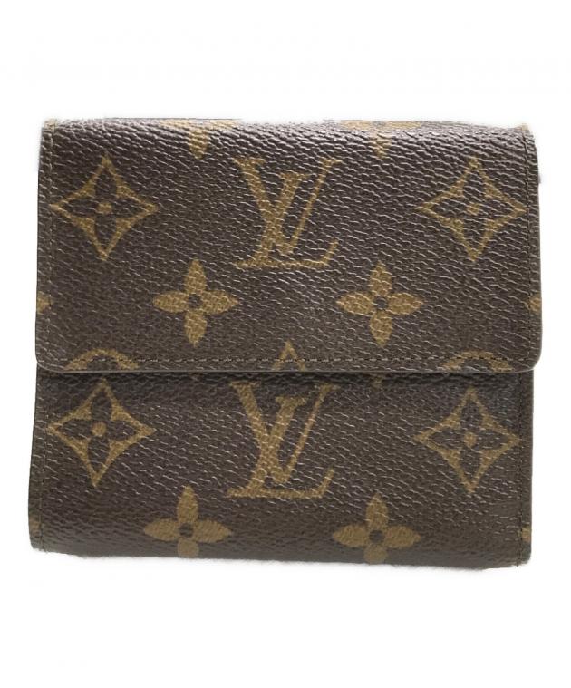 【ヴィンテージ】◇ルイヴィトン◇ LV モノグラム / ブラウン / 折り財布 中古・古着通販】LOUIS VUITTON (ルイ ヴィトン) 3つ折り財布 ブラウン