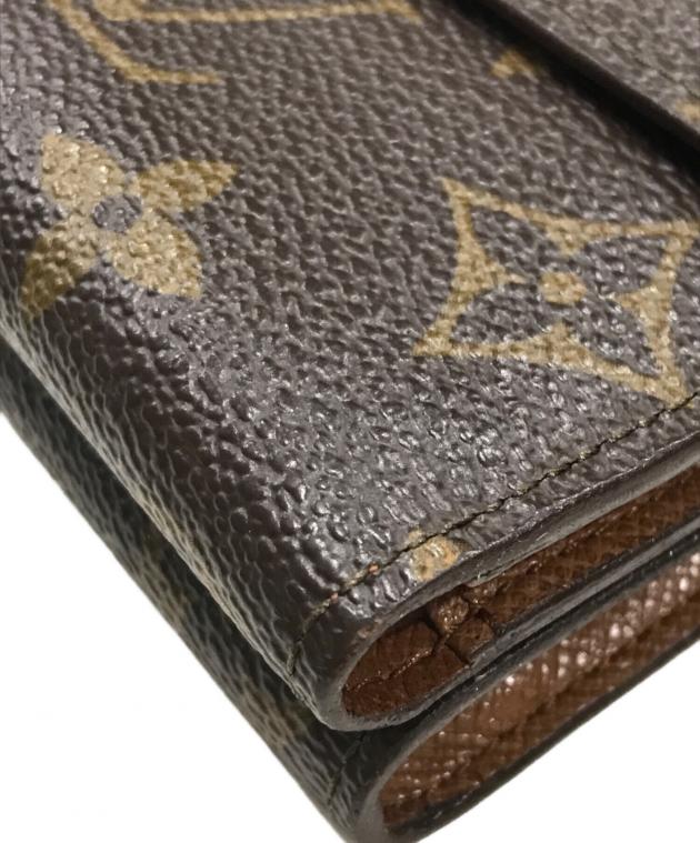 【ヴィンテージ】◇ルイヴィトン◇ LV モノグラム / ブラウン / 折り財布 中古・古着通販】LOUIS VUITTON (ルイ ヴィトン) 3つ折り財布 ブラウン