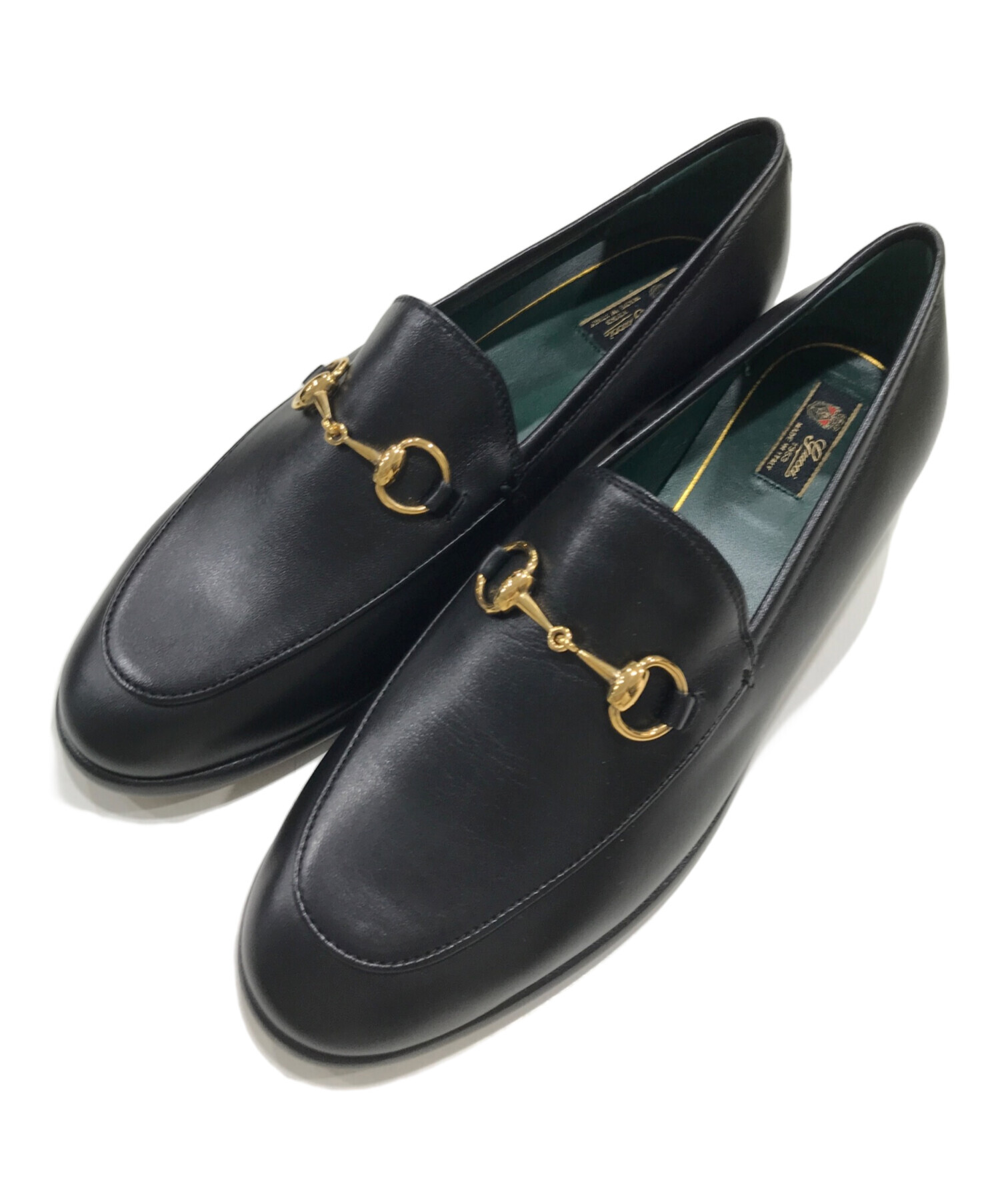 GUCCI ブラック ホースビットローファー 36 中古・古着通販】GUCCI (グッチ) ホースビットローファー ブラック