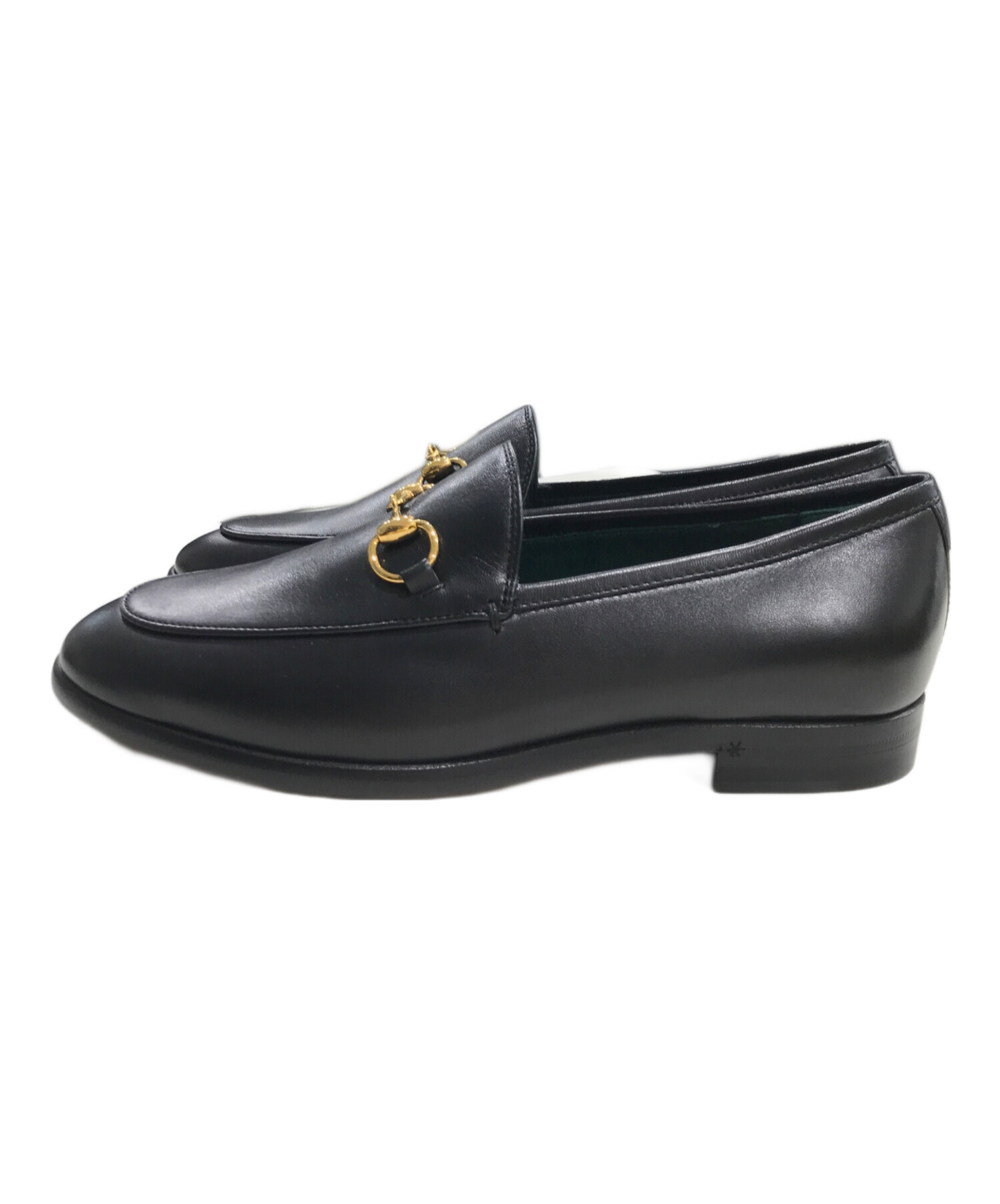 中古・古着通販】GUCCI (グッチ) ホースビットローファー ブラック