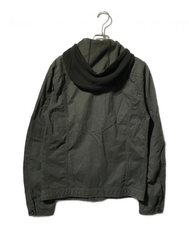 C.P. Company カーキジャケット Lサイズ 中古・古着通販】C.P COMPANY (シーピーカンパニー) ナイロンミックス