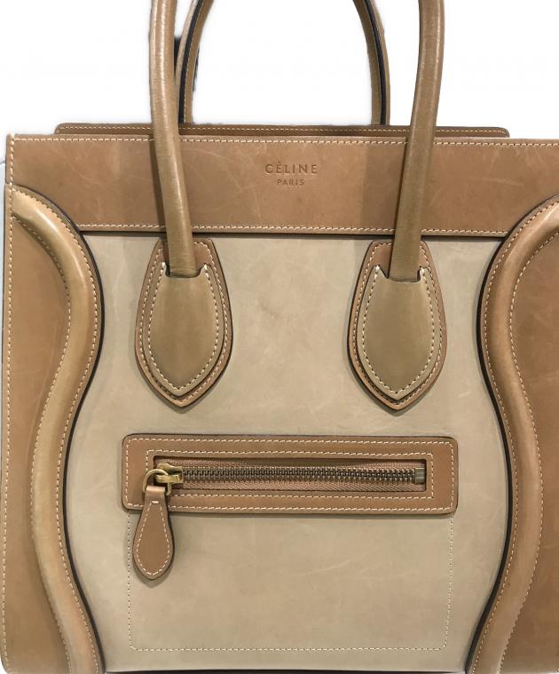中古・古着通販】CELINE (セリーヌ) ラゲージマイクロハンドバッグ