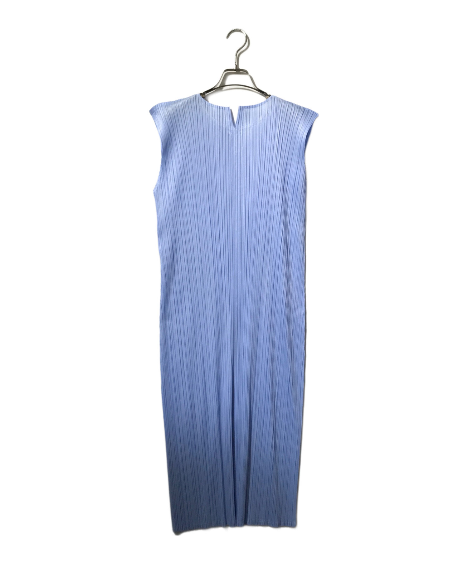 PLEATS PLEASEプリーツプリーズ ロイヤルブルー プリーツノースリーブ 中古・古着通販】PLEATS PLEASE (プリーツプリーズ) プリーツ