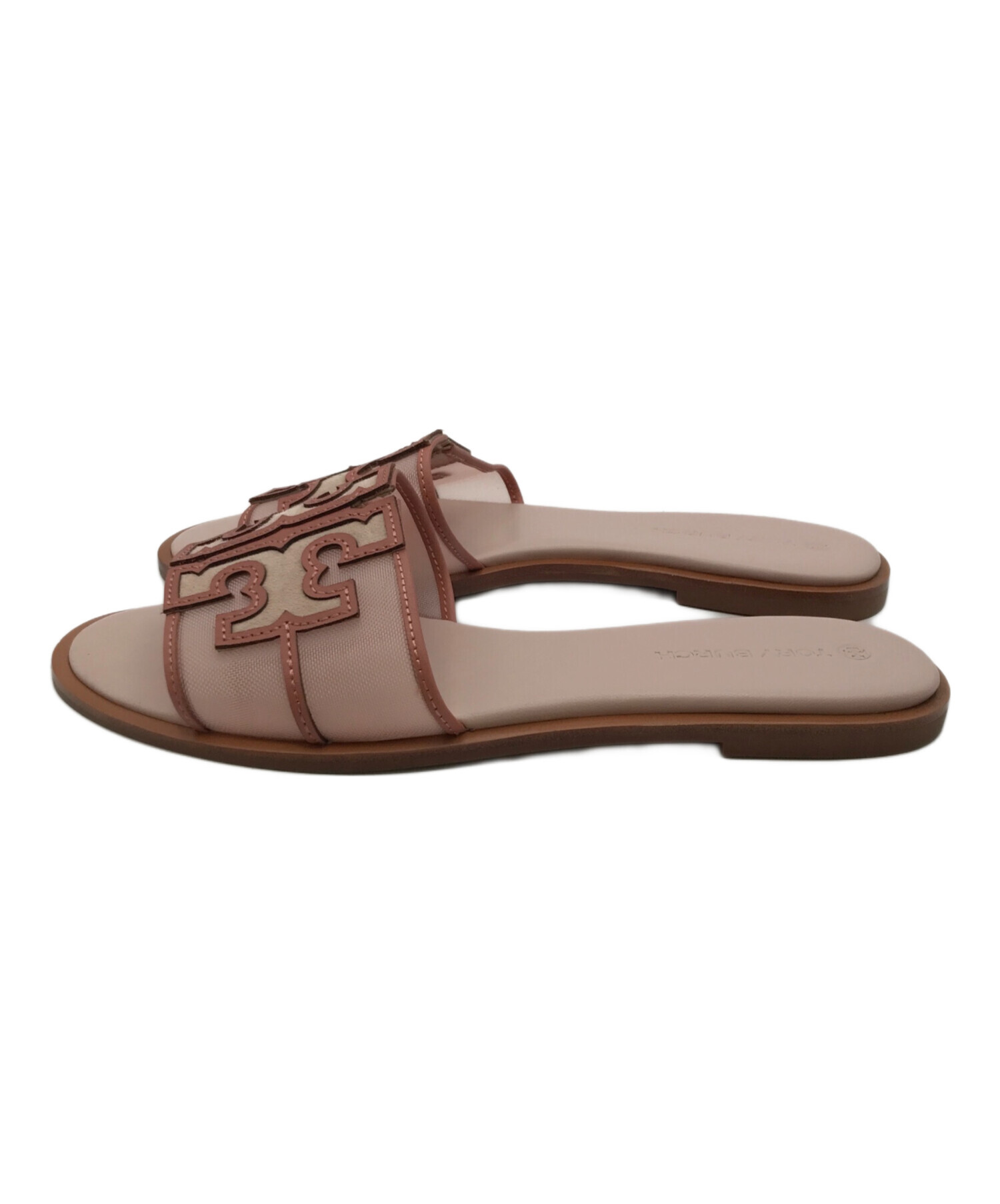中古・古着通販】TORY BURCH (トリーバーチ) ロゴサンダル ピンク