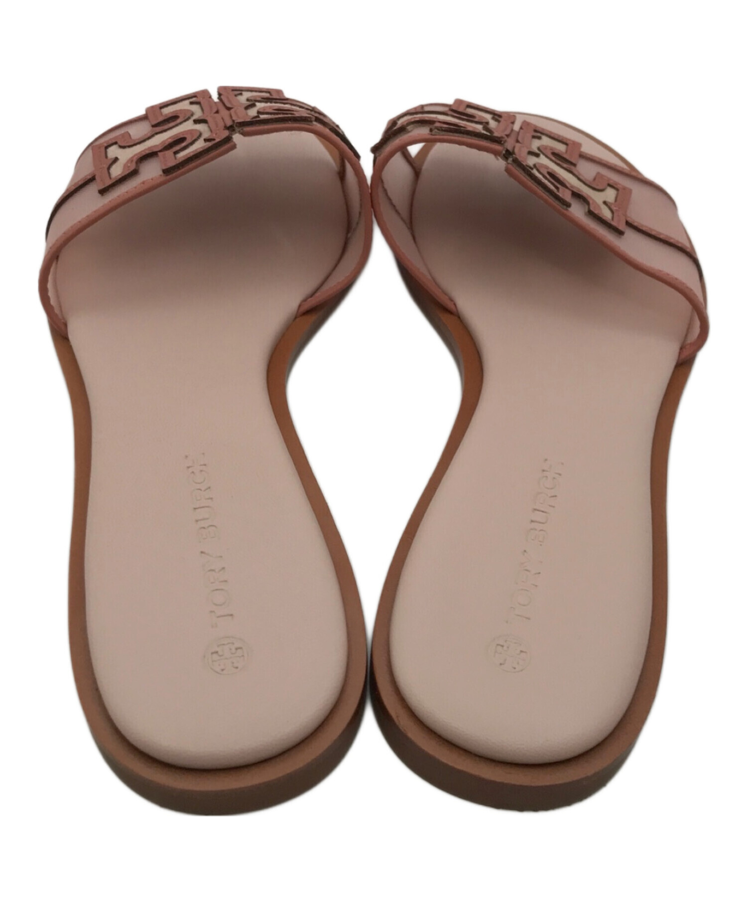 中古・古着通販】TORY BURCH (トリーバーチ) ロゴサンダル ピンク 