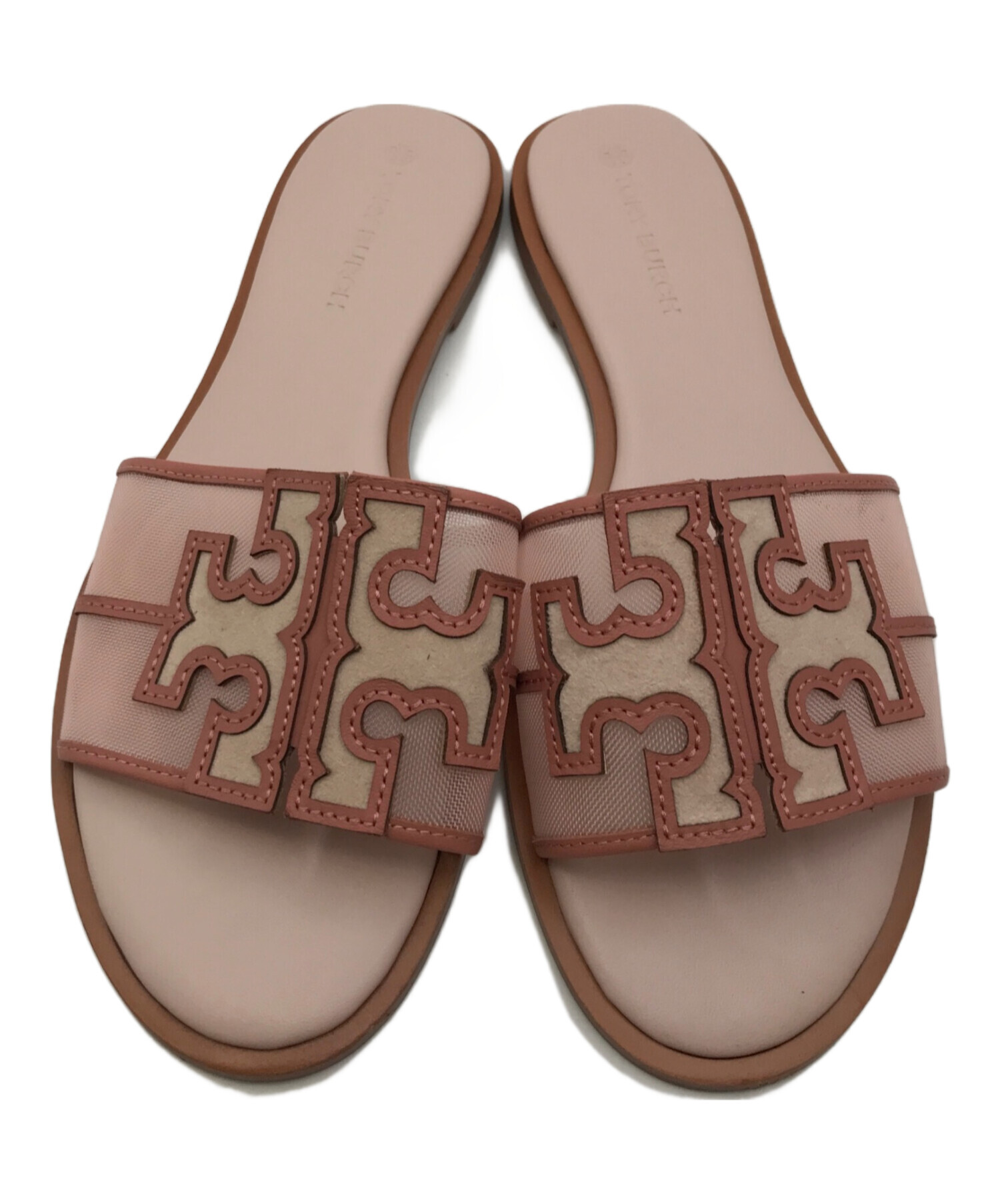 中古・古着通販】TORY BURCH (トリーバーチ) ロゴサンダル ピンク