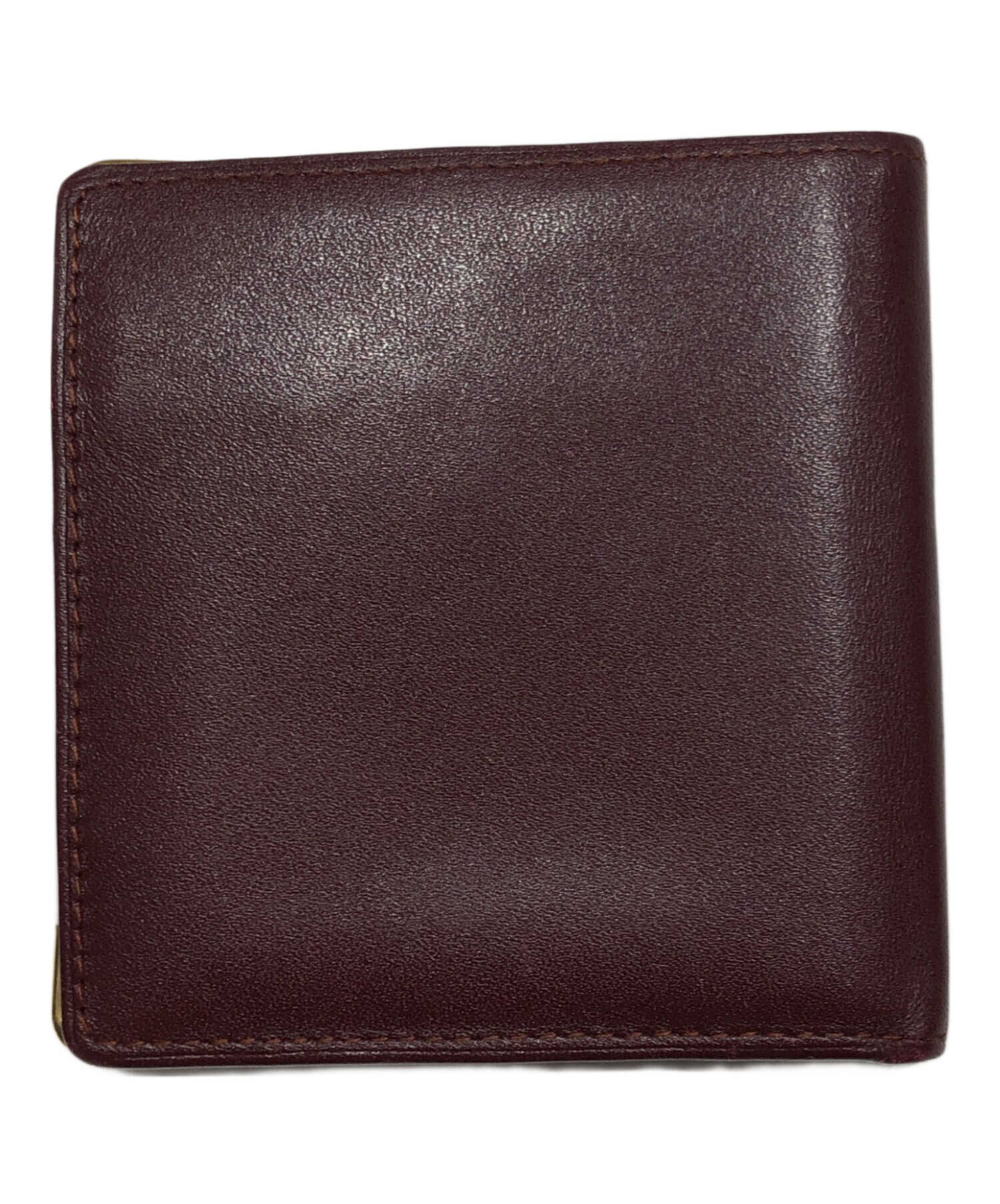 中古・古着通販】Cartier (カルティエ) マスト折り財布 レッド