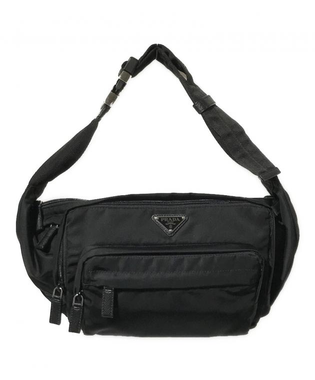 中古・古着通販】PRADA (プラダ) トライアングルロゴナイロンウエスト