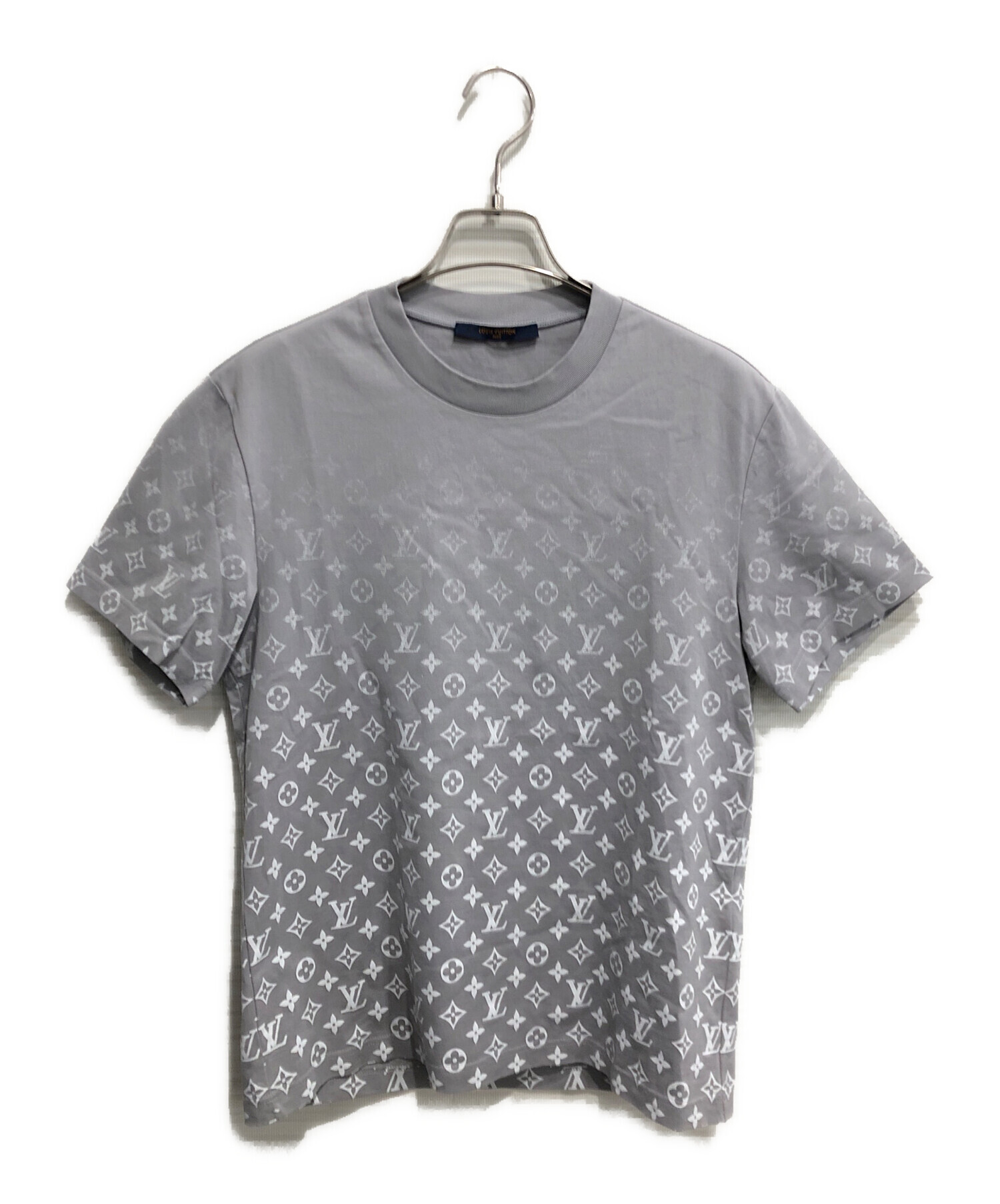 Louis Vuitton ルイヴィトン ヘンリーネック 半袖Tシャツ グレー 中古・古着通販】LOUIS VUITTON (ルイ ヴィトン) モノグラム