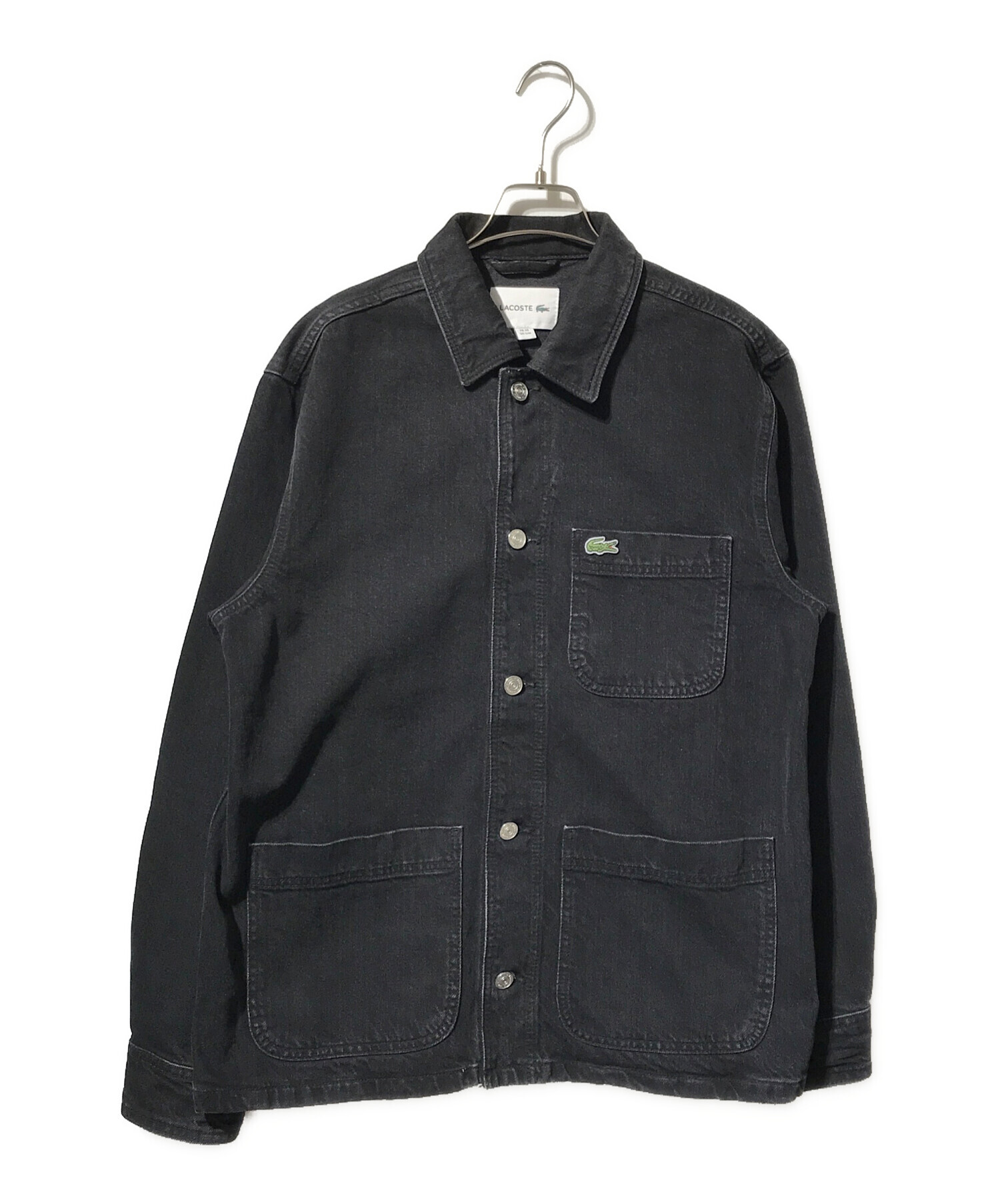 【大幅セール中】ラコステ　ジャケット　ブラック ラコステ LACOSTE テクニカルジャケット （ブラック） - ファッション