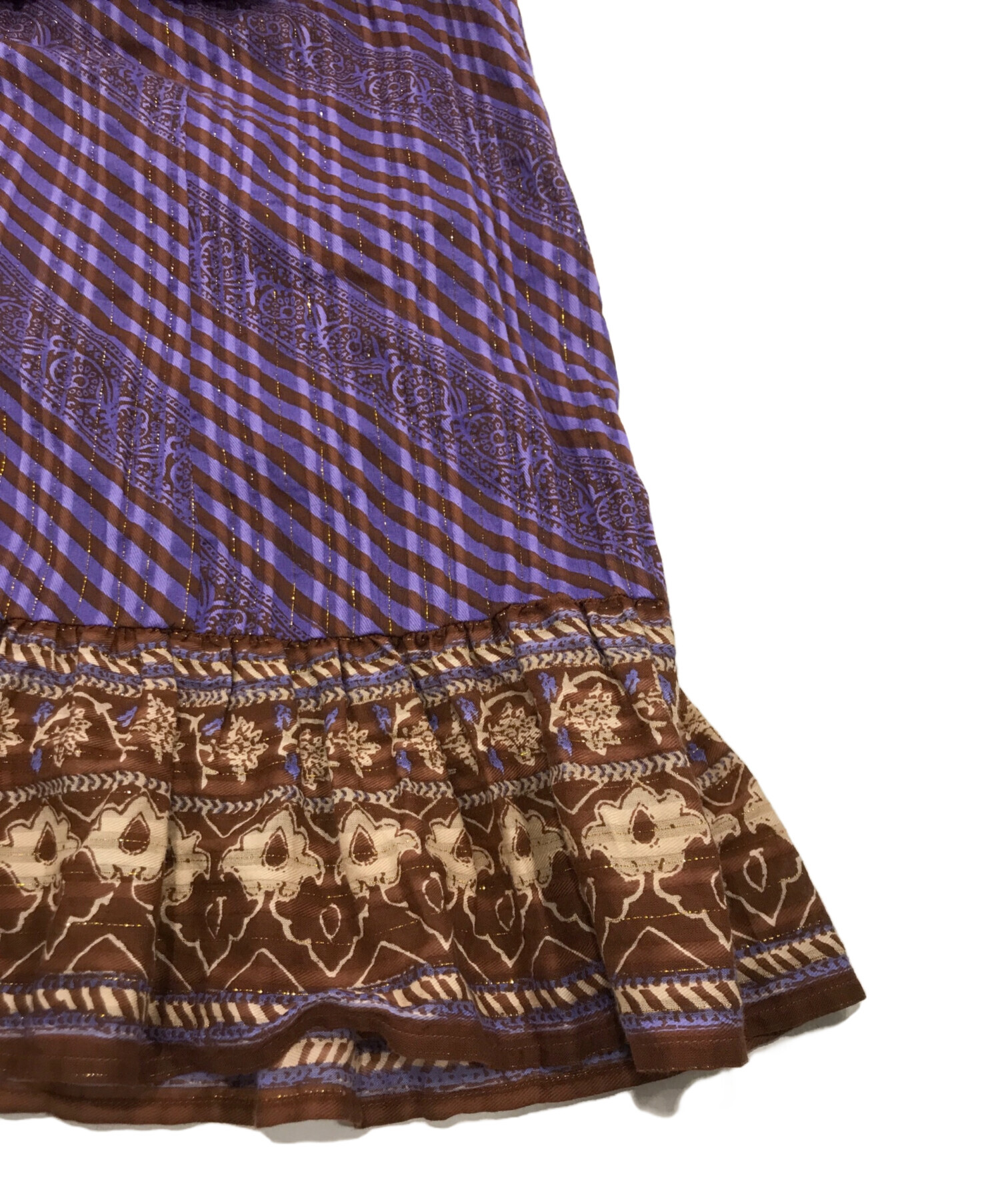 Sara mallikaサラマリカIkat Stripe Dress 中古・古着通販】sara mallika (サラマリカ) Cotton Stripe Ethnic
