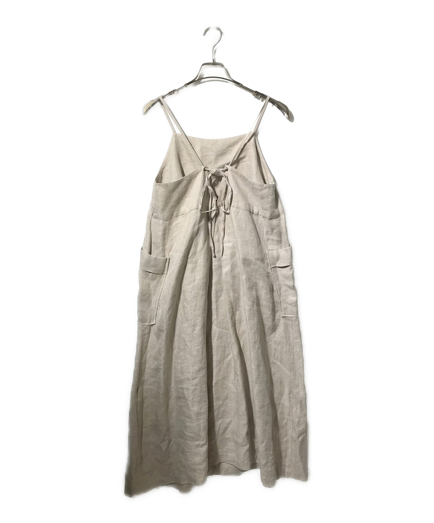 中古・古着通販】LOISIR (ロワズィール) リネンヘリンボンエプロン