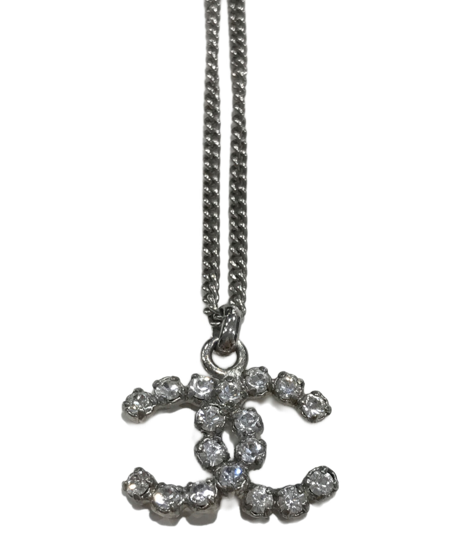 中古・古着通販】CHANEL (シャネル) ココマークラインストーン